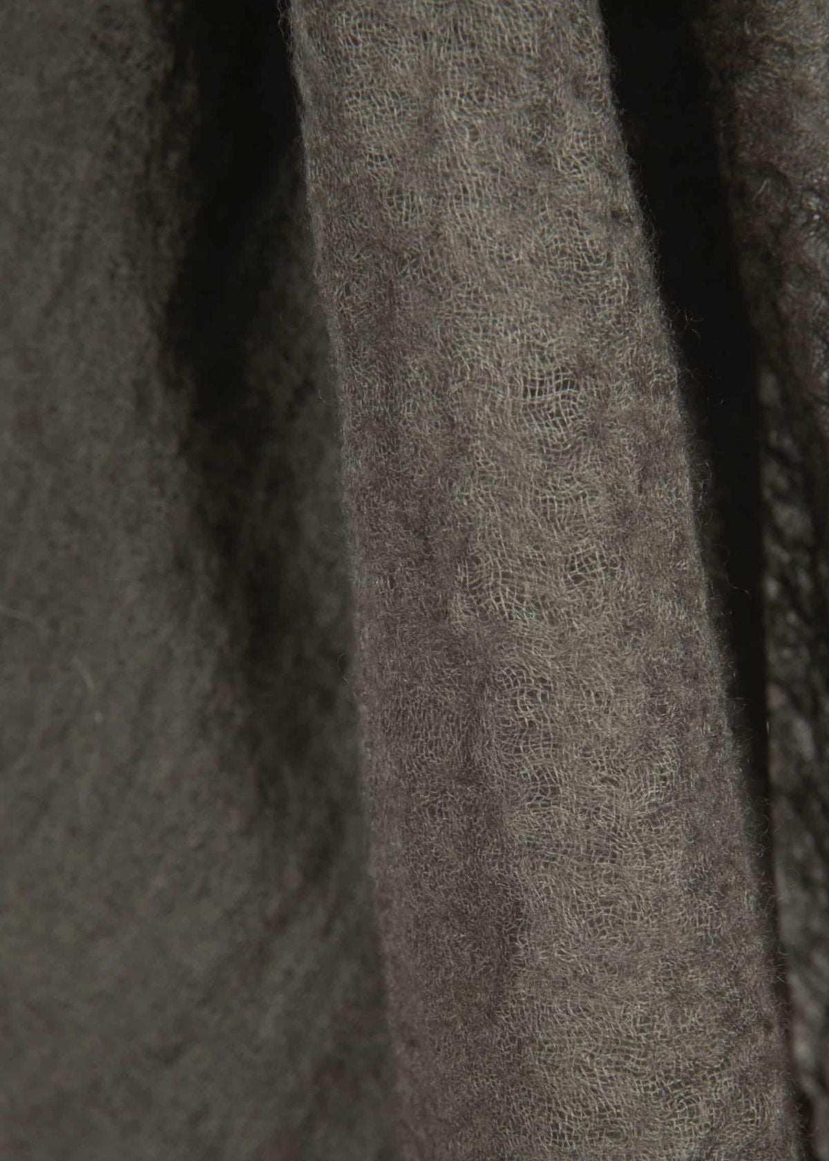 MIRROR IN THE SKY Souffle Semi Felted Shawl - Thunder
