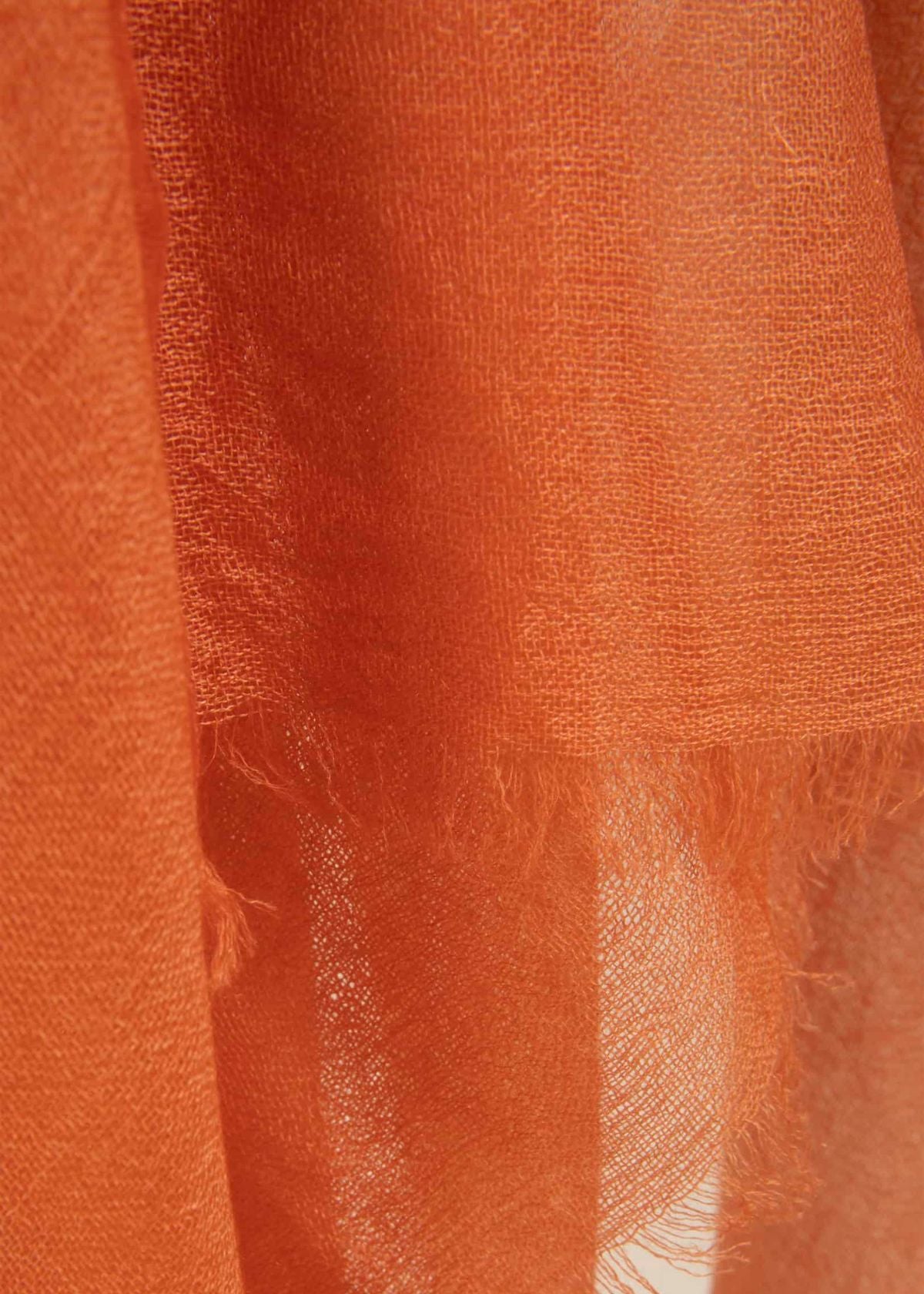 MIRROR IN THE SKY Souffle Cashmere Shawl - Ember