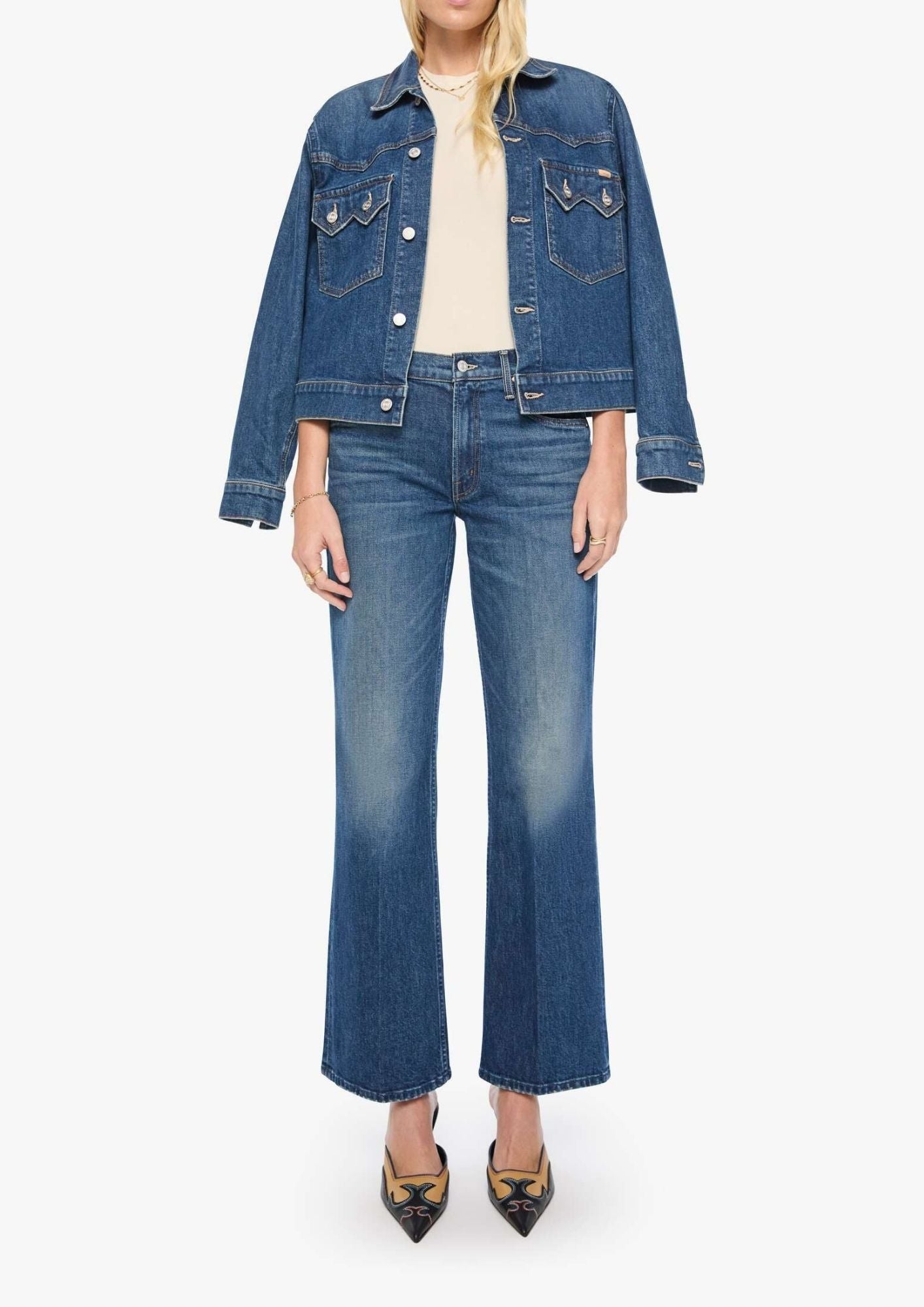 MOTHER The Bookie Sneak Jean - Buckaroo