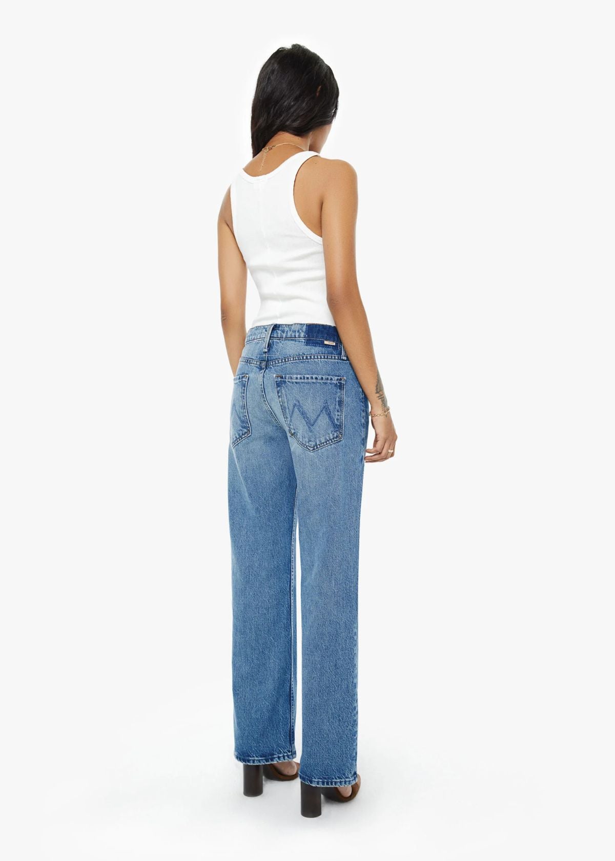 MOTHER Lil Reifler Jean - Early Blue