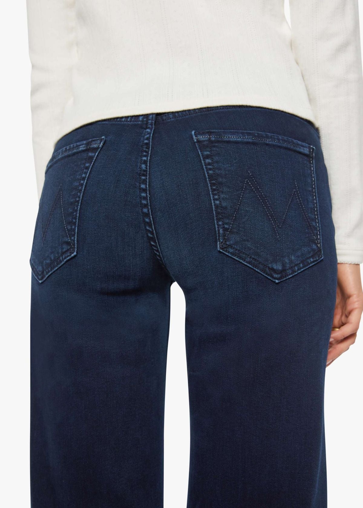 MOTHER The Mid Rise Rambler Zip Ankle Jean - Chip on my Shoulder