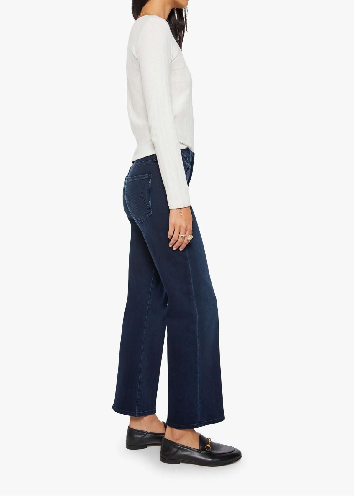 MOTHER The Mid Rise Rambler Zip Ankle Jean - Chip on my Shoulder