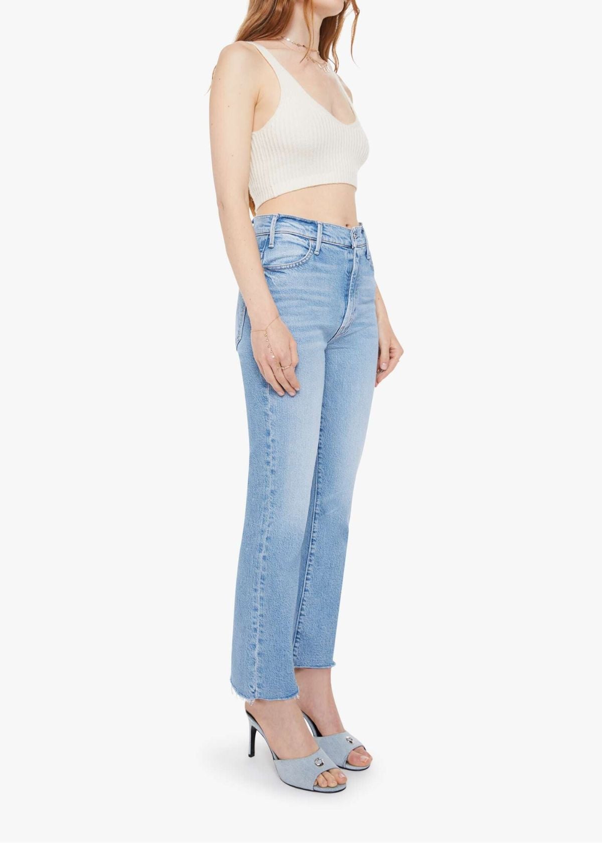 MOTHER The Hustler Ankle Fray - Sow Surreal