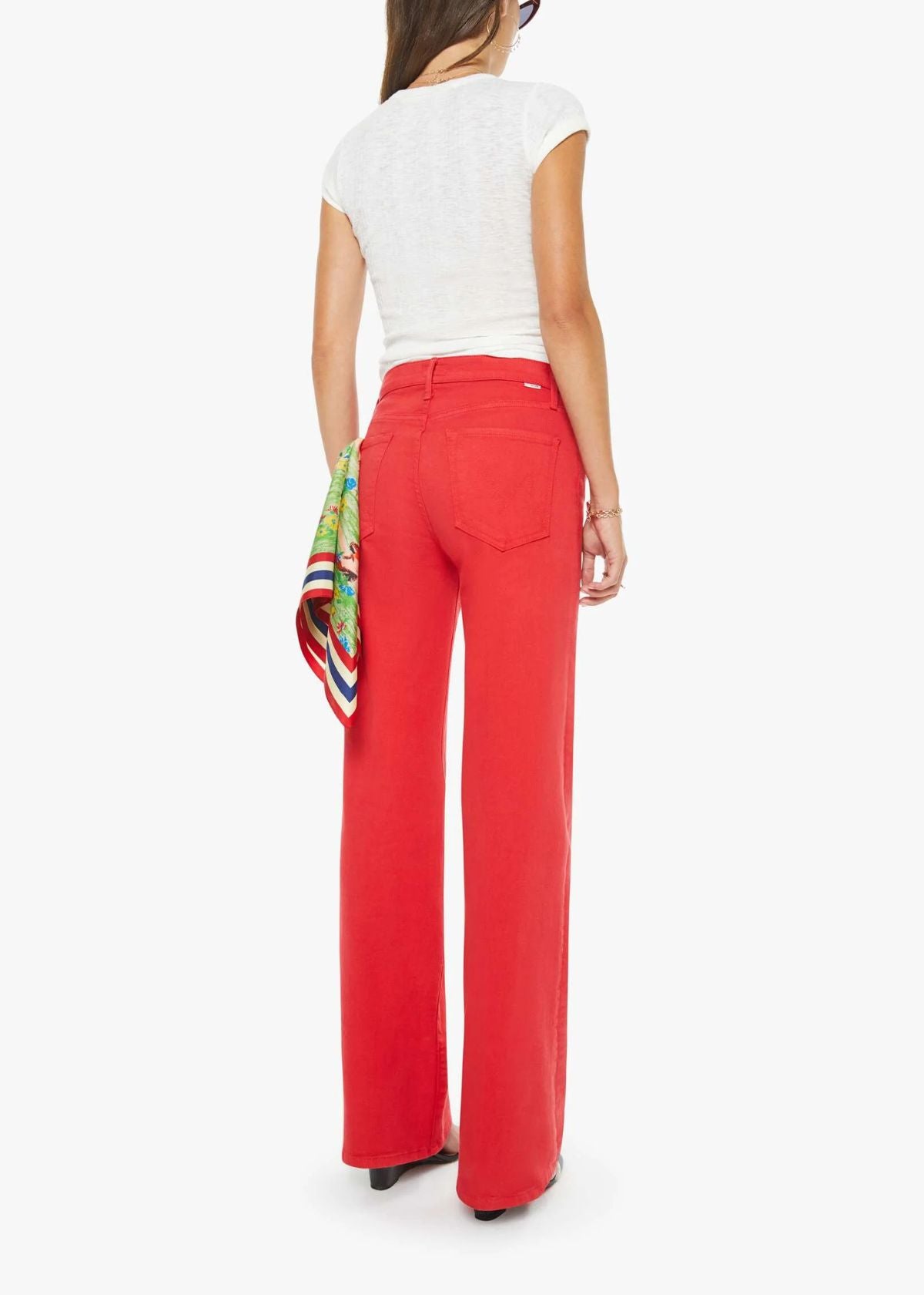 MOTHER The Kick it Jean - Tango Red