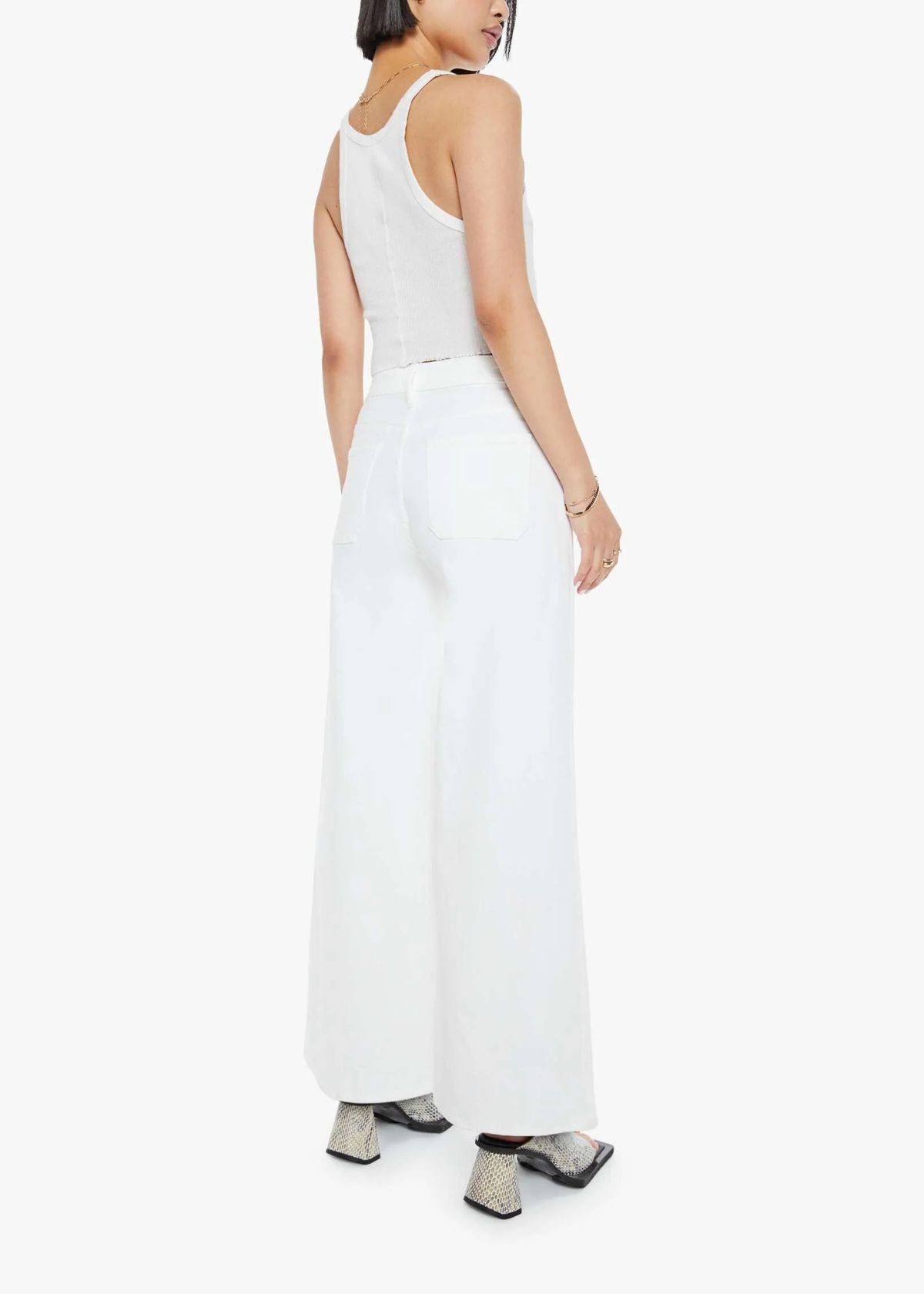 MOTHER Lil Patch Pocket Undercover Sneak Jean - Fairest of Them All