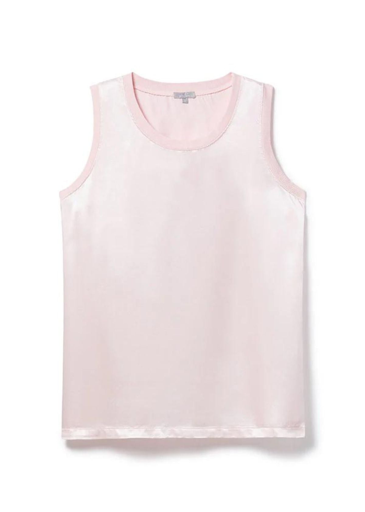 PJ HARLOW Alexa Satin Tank - Blush