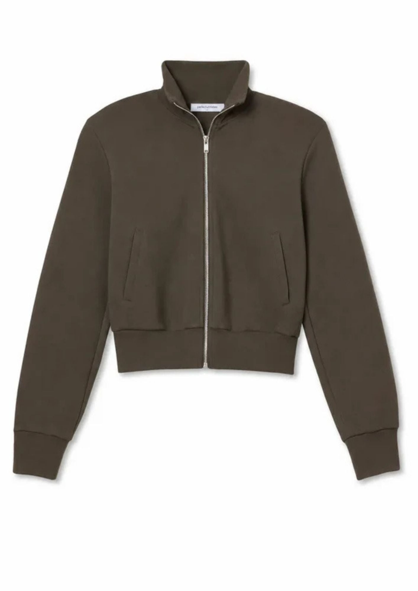 PERFECT WHITE TEE Milana Track Jacket - Dark Olive