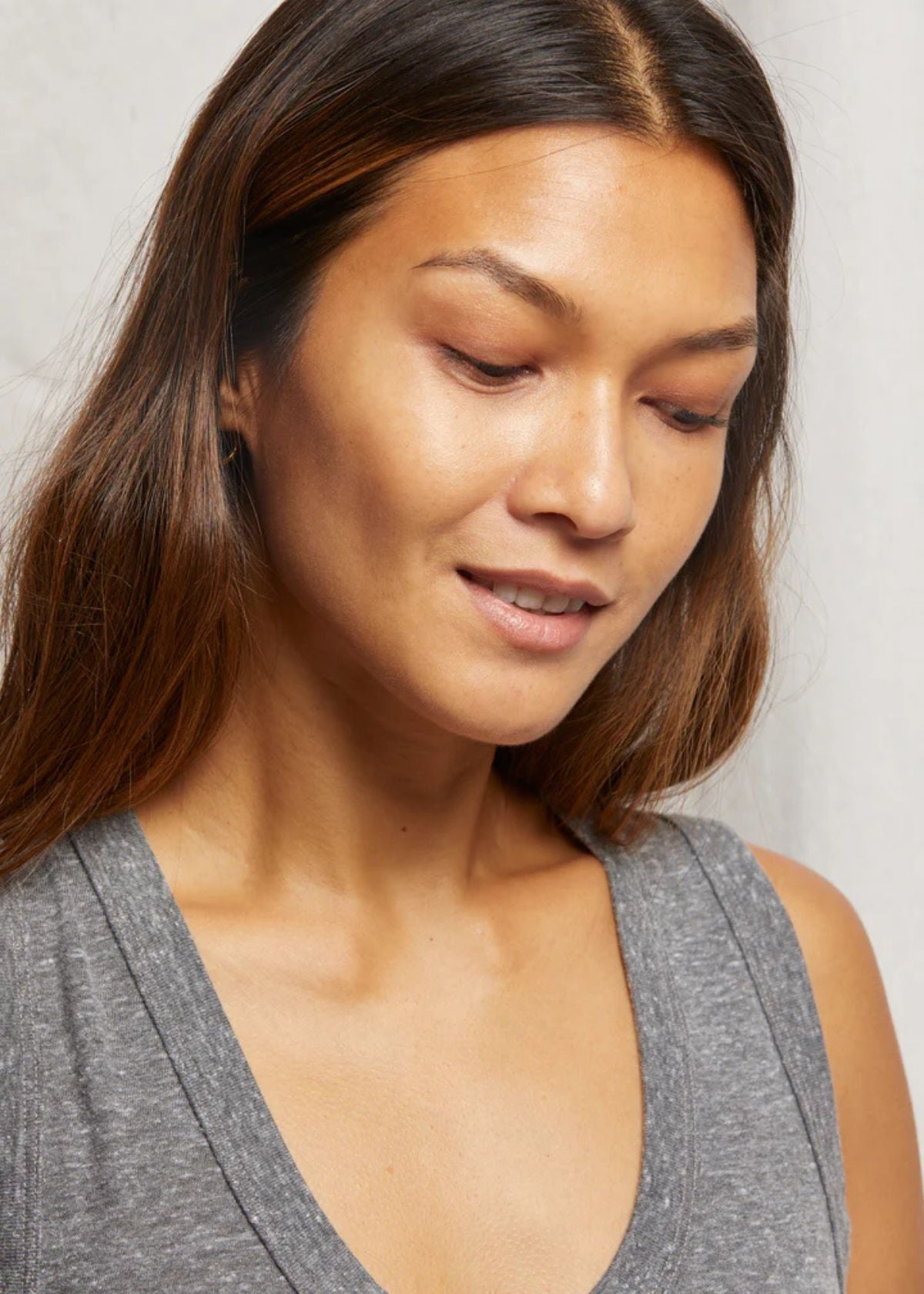 PERFECT WHITE TEE Khara Tank Top - Heather Grey