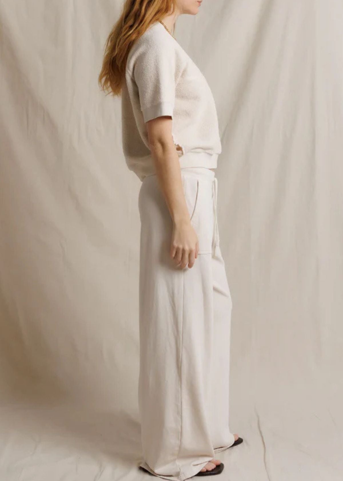 PERFECT WHITE TEE Ziggy Short Sleeve Top - Sugar