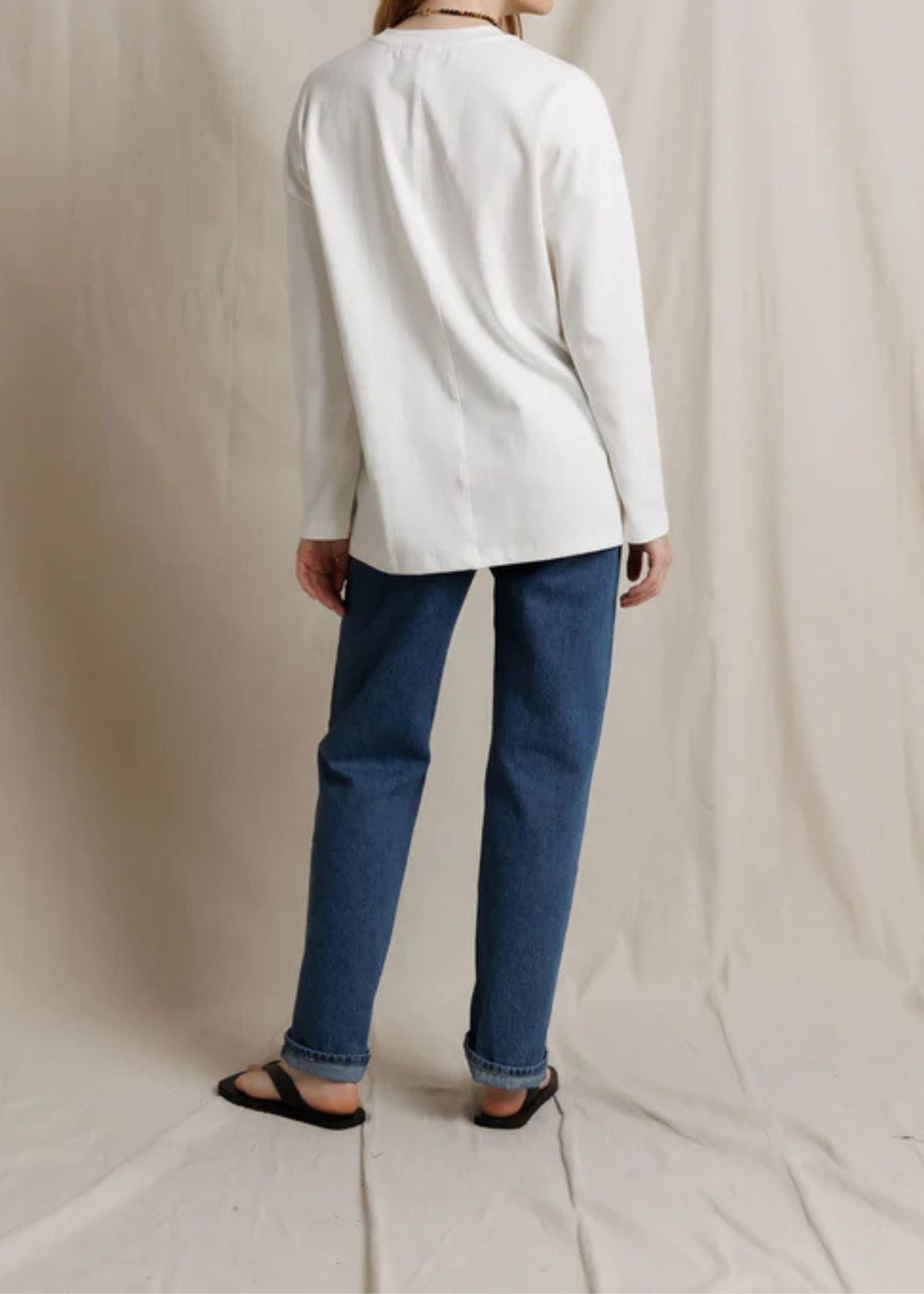 PERFECT WHITE TEE Claire Oversized Top - White