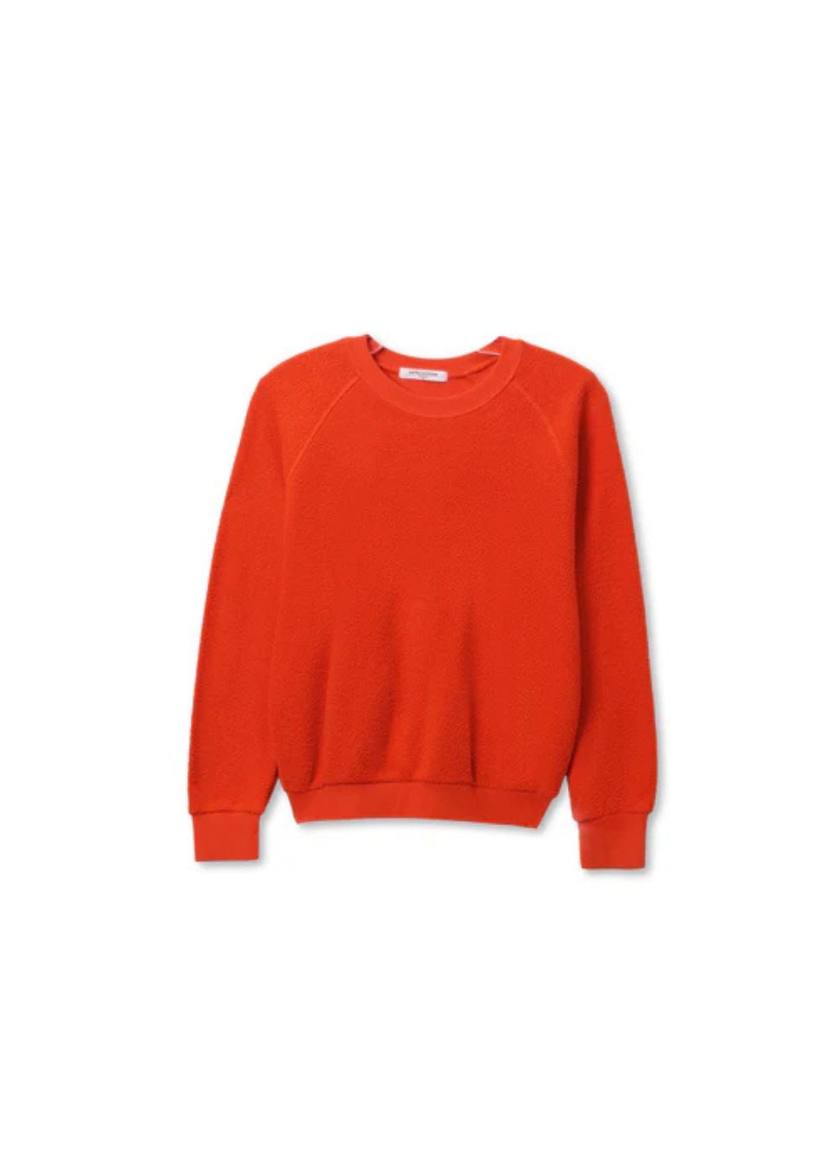 PERFECT WHITE TEE Ziggie Inside Out Fleece Sweatshirt - Tomato