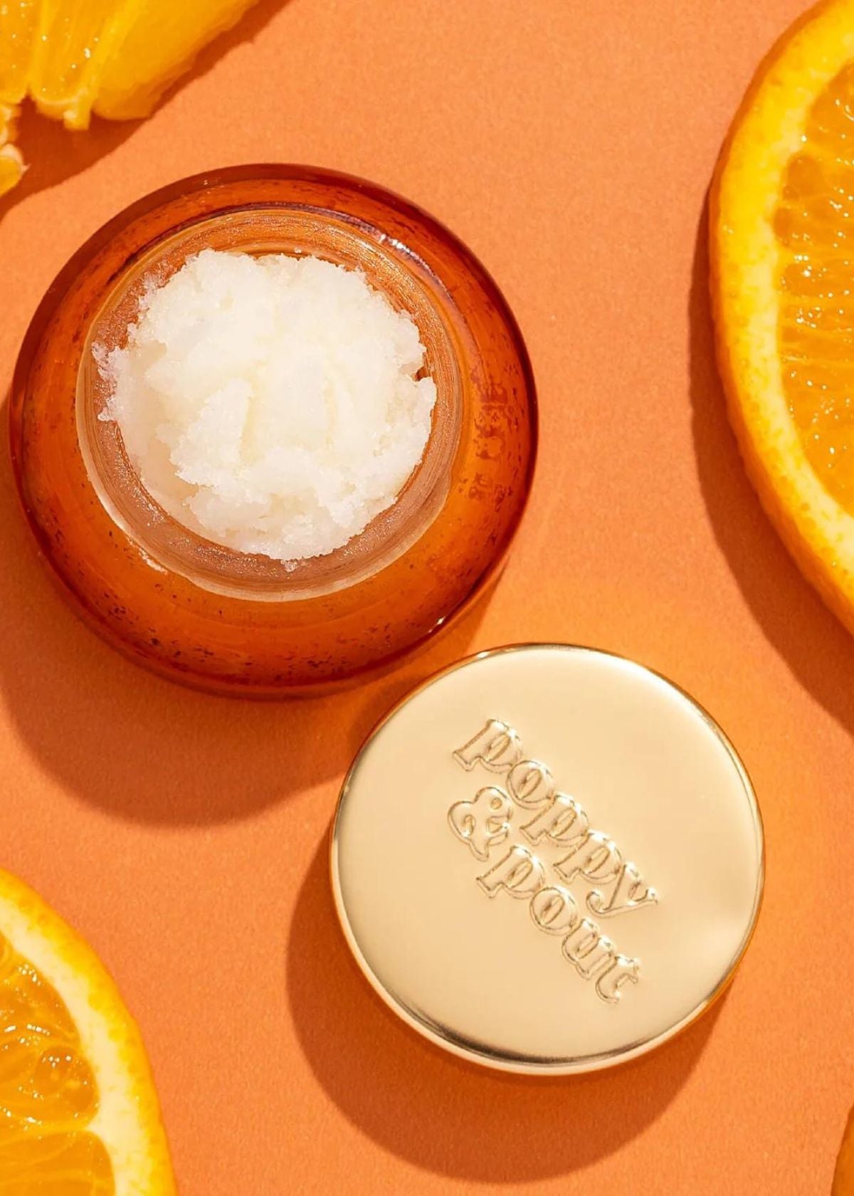 POPPY & POUT Lip Scrub - Orange Blossom