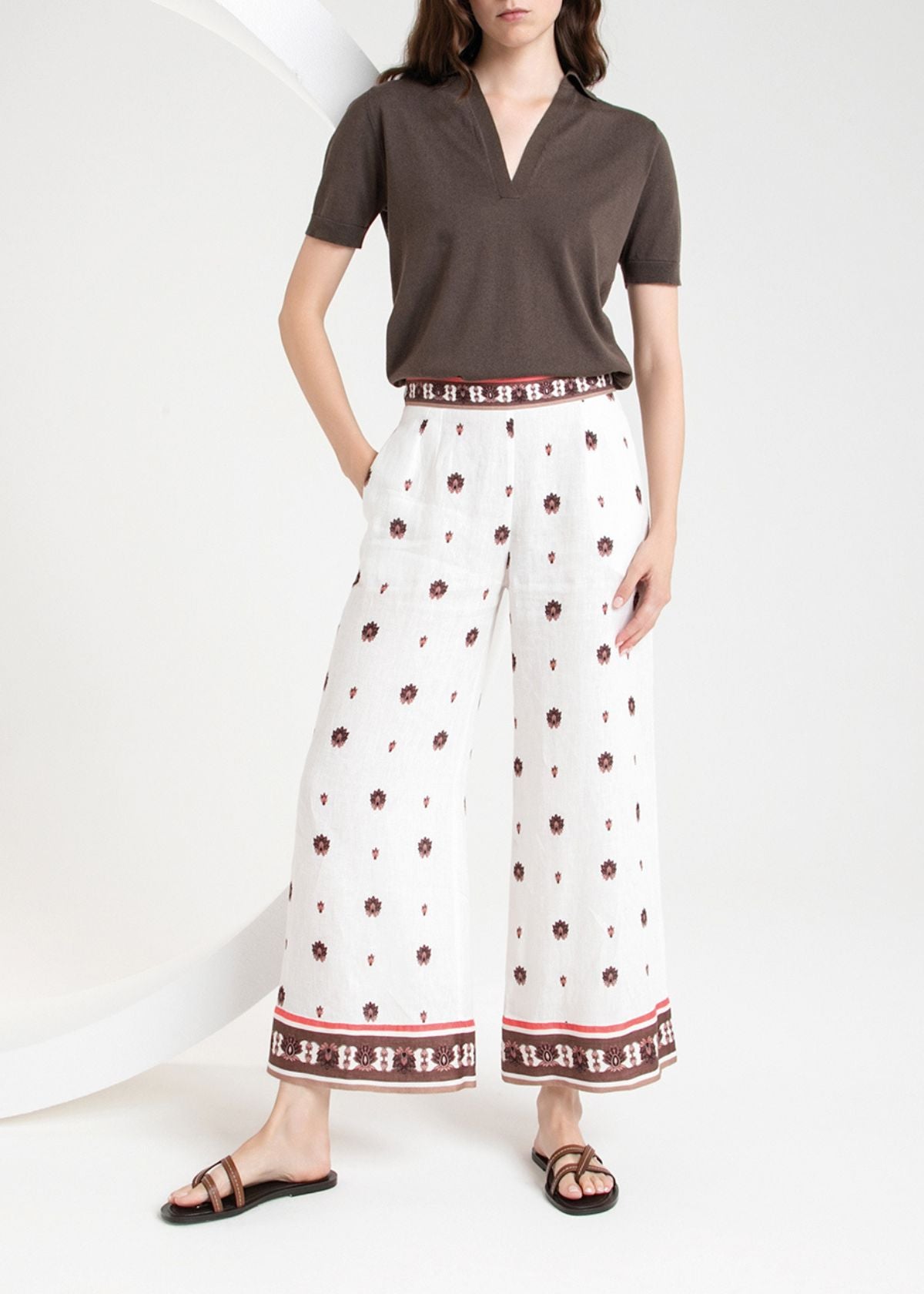 PUROTATTO Polo Sweater - Cocoa