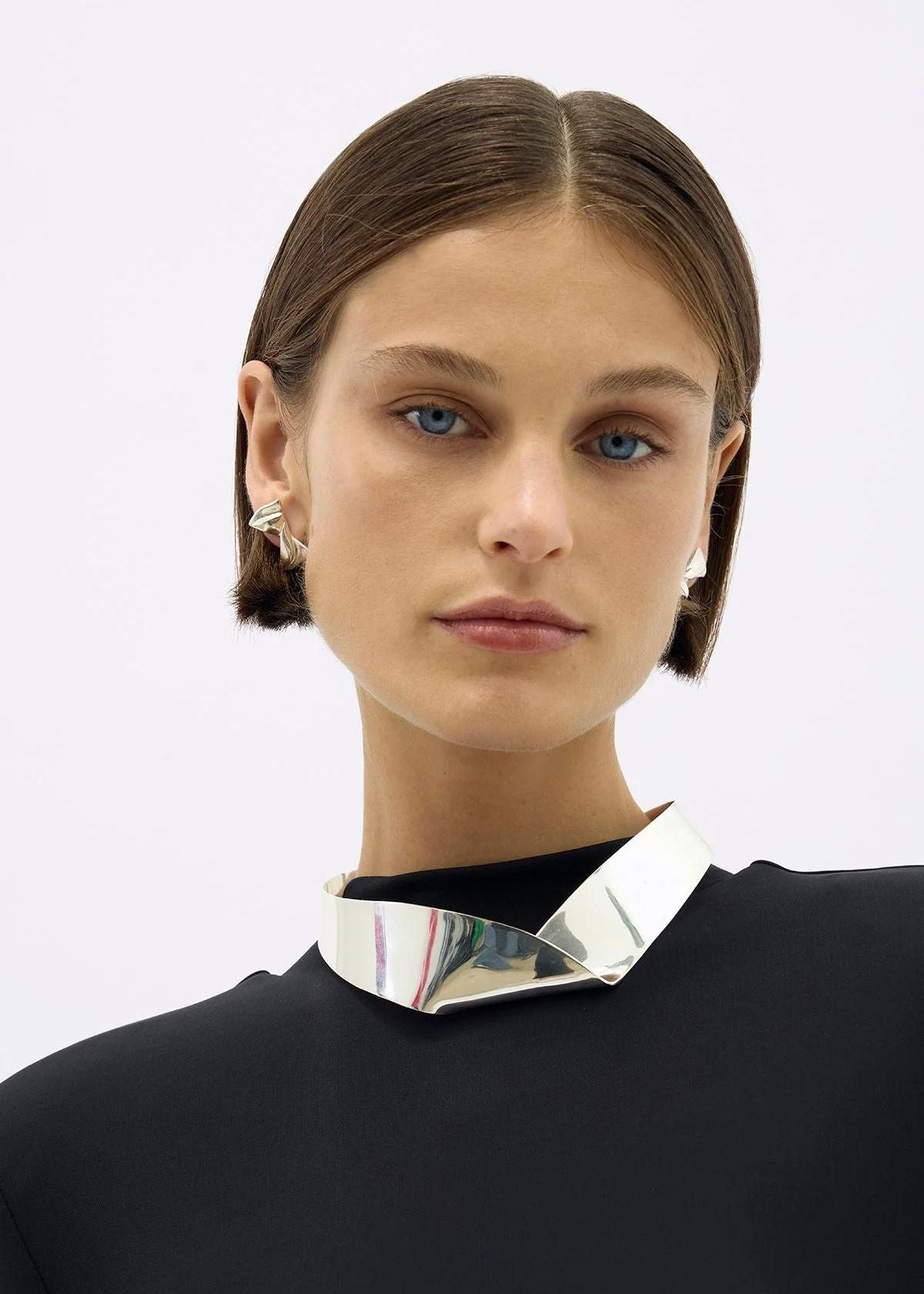 RACHEL GILBERT Tatum Collar Necklace - Silver