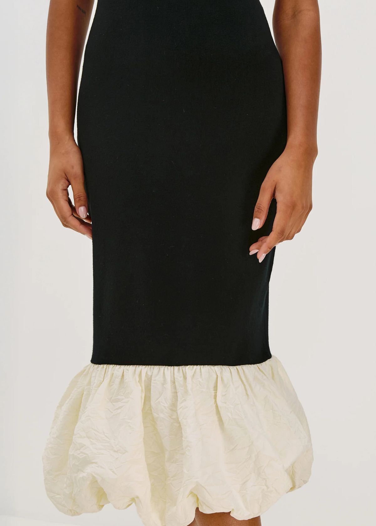 RAILS Cheryl Knit Dress - Black/Ivory