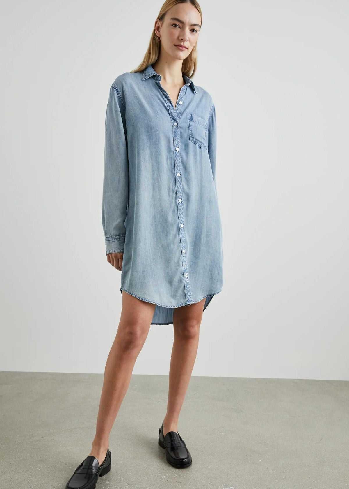 RAILS Sawyer Shirt Dress - Medium Vintage Cloud Wash