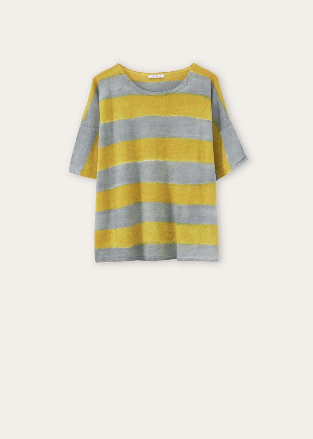 ROSSO 35 Striped Crew Sweater
