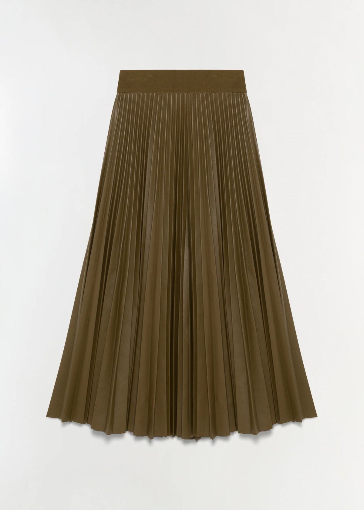 SIMKHAI Kezia Vegan Leather Midi Skirt - Alligator