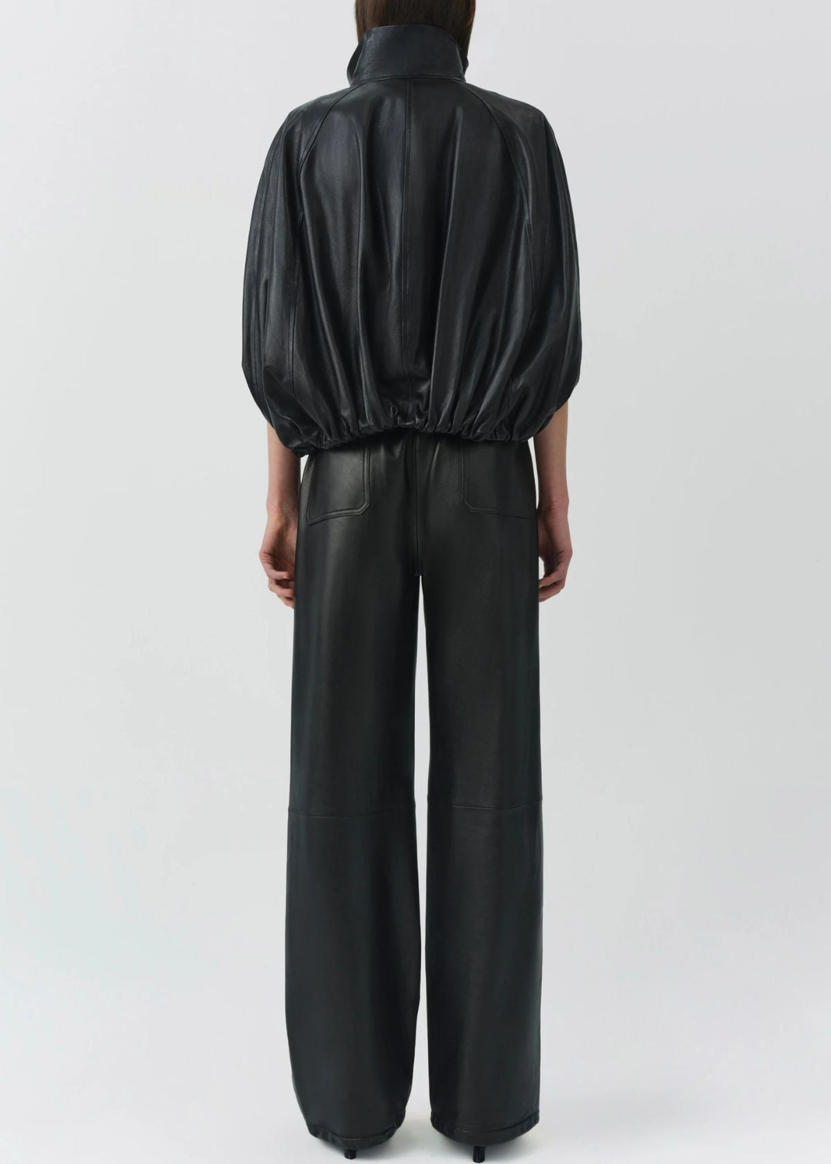 SIMKHAI Jada Cape Jacket - Black