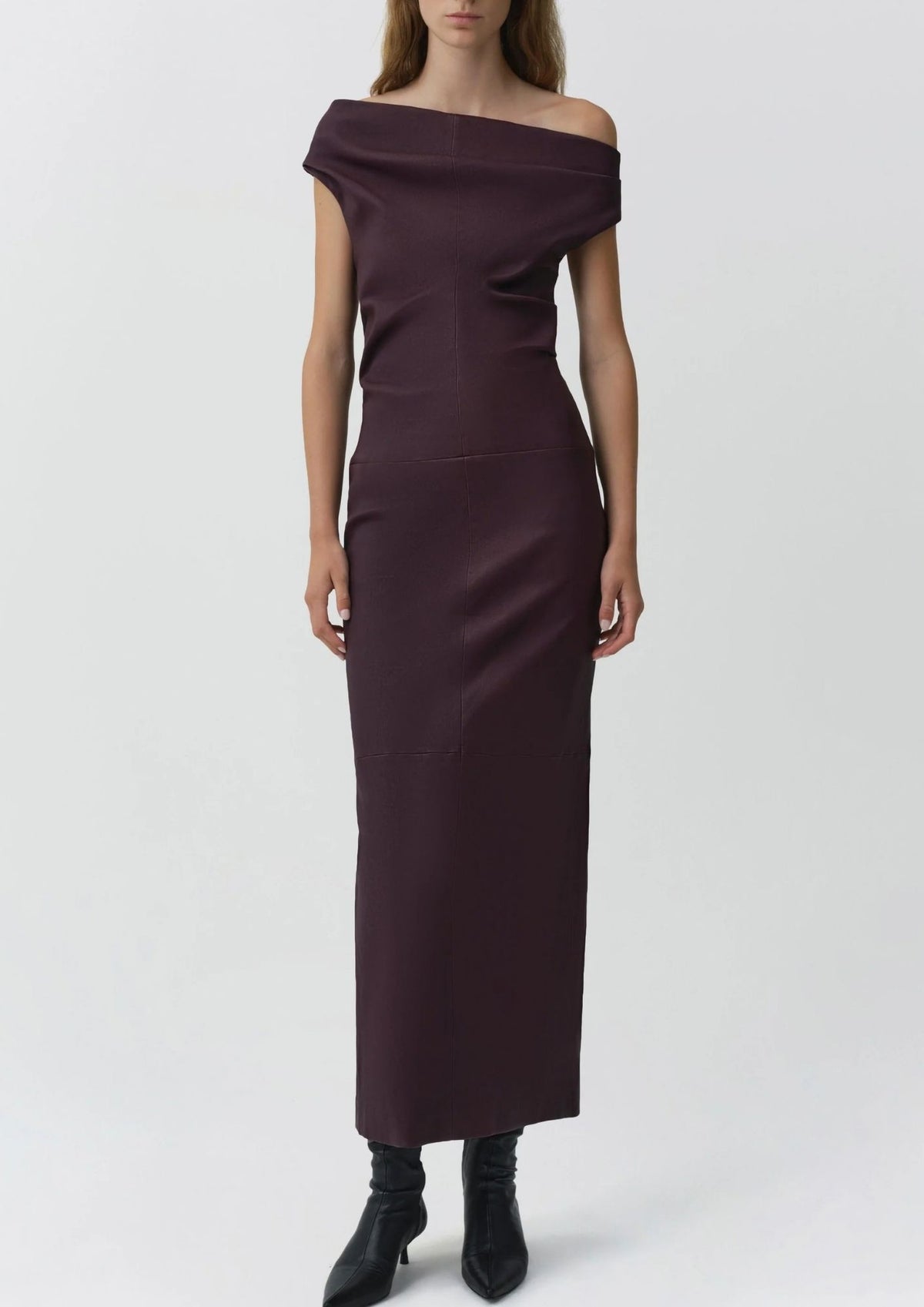 SIMKHAI Vessia Midi Dress - Fig
