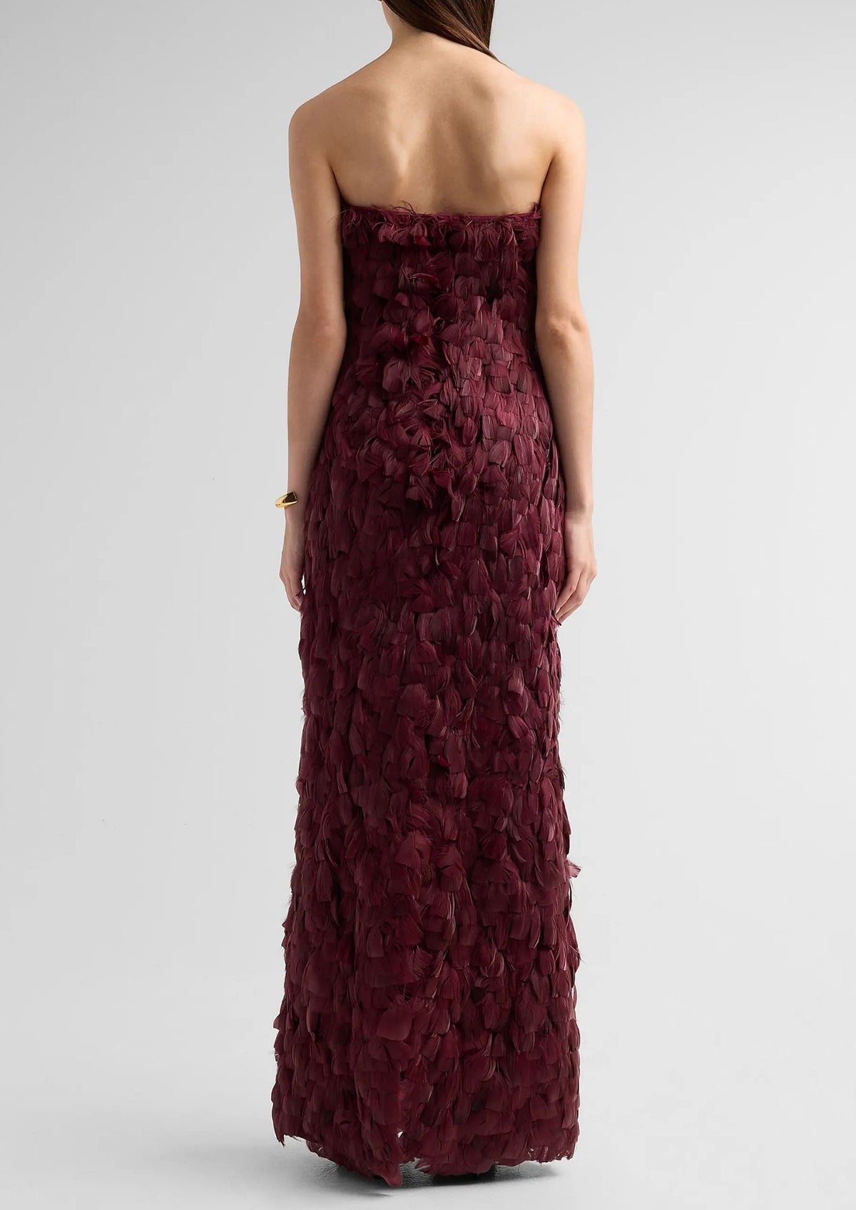 SIMKHAI Malvina Strapless Gown - Fig