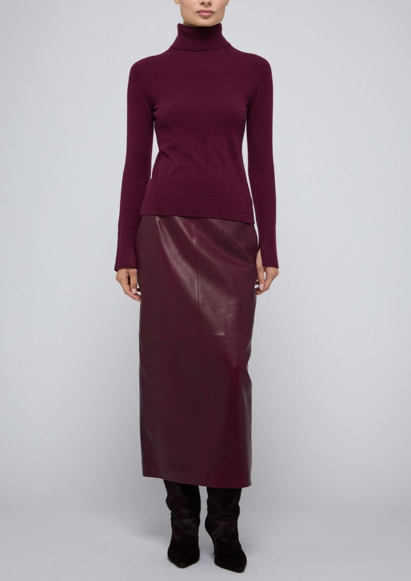 SIMKHAI Fenwick Turtleneck - Fig