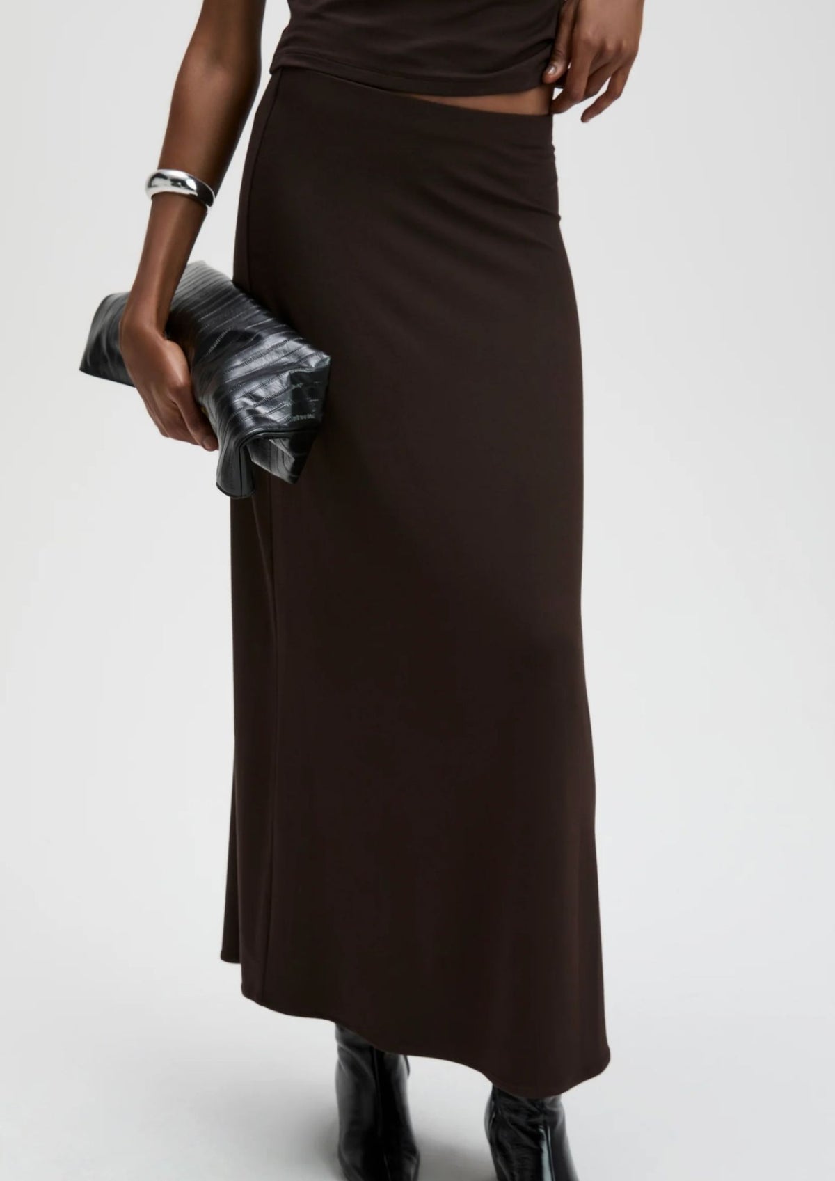 SOLD OUT NYC The Perfect Skirt - Chocolate
