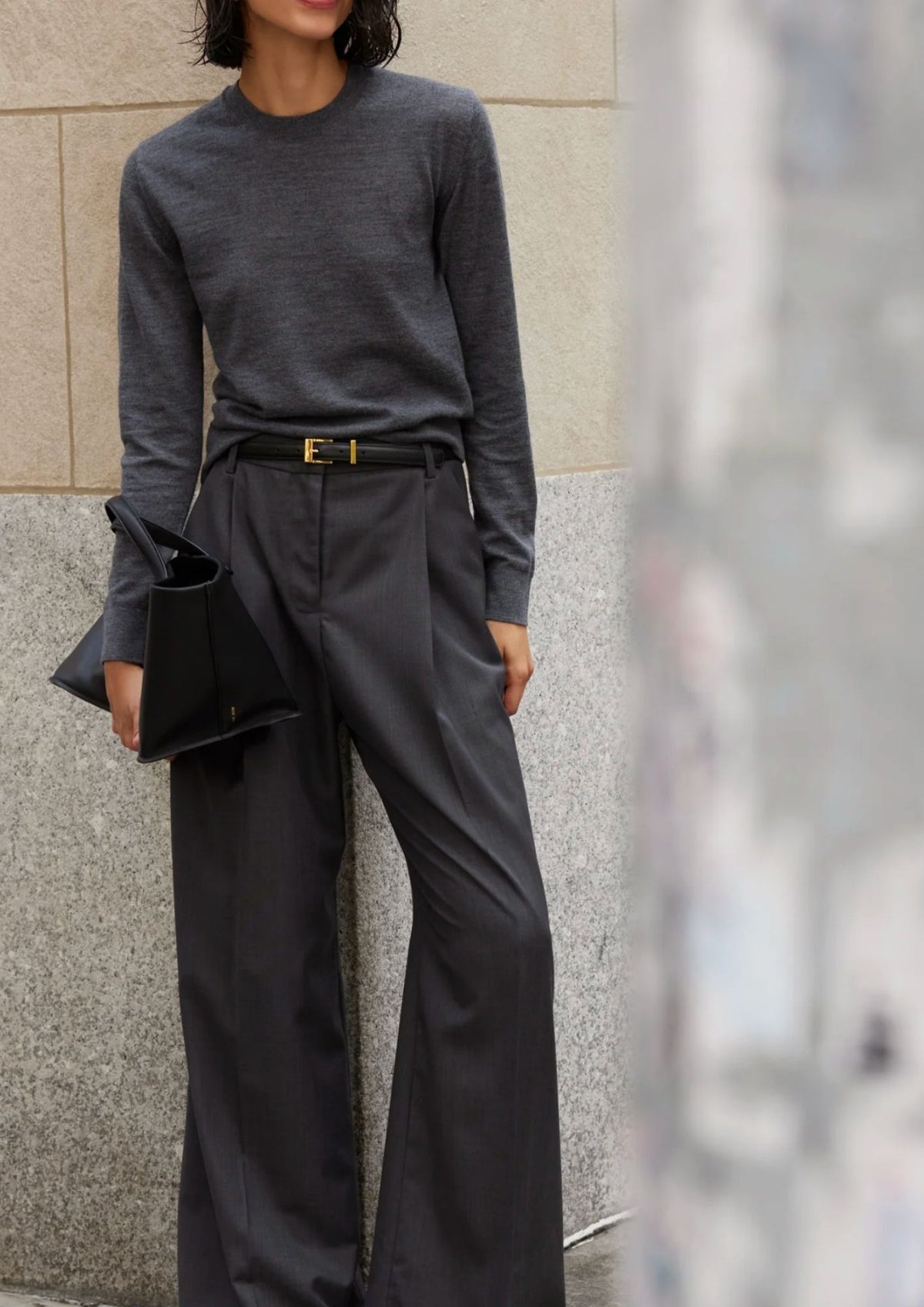 SOLD OUT NYC The Refined Crew Sweater - Charcoal