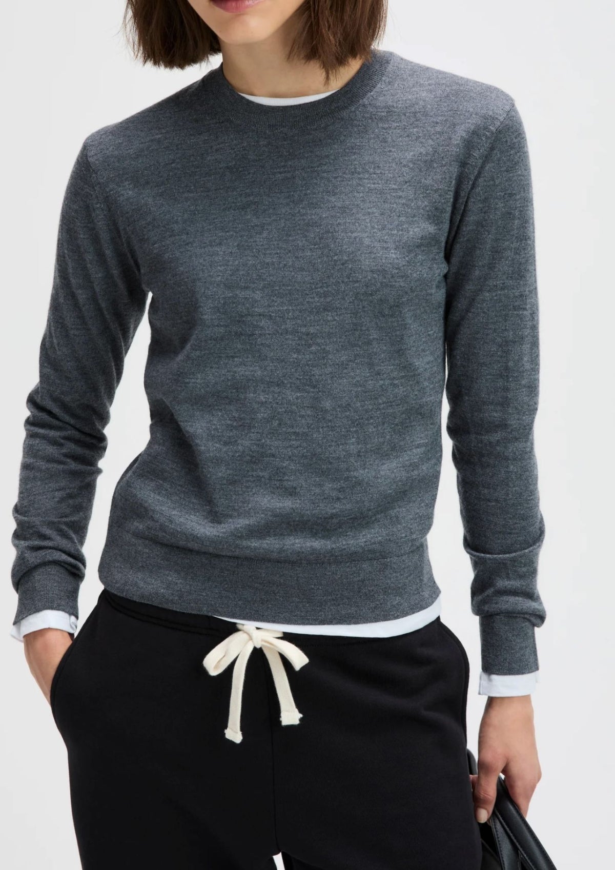 SOLD OUT NYC The Refined Crew Sweater - Charcoal