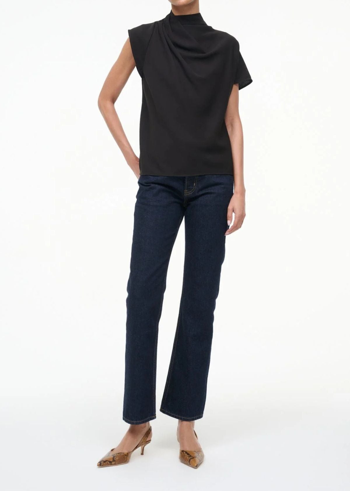 STAUD Davina Top - Black
