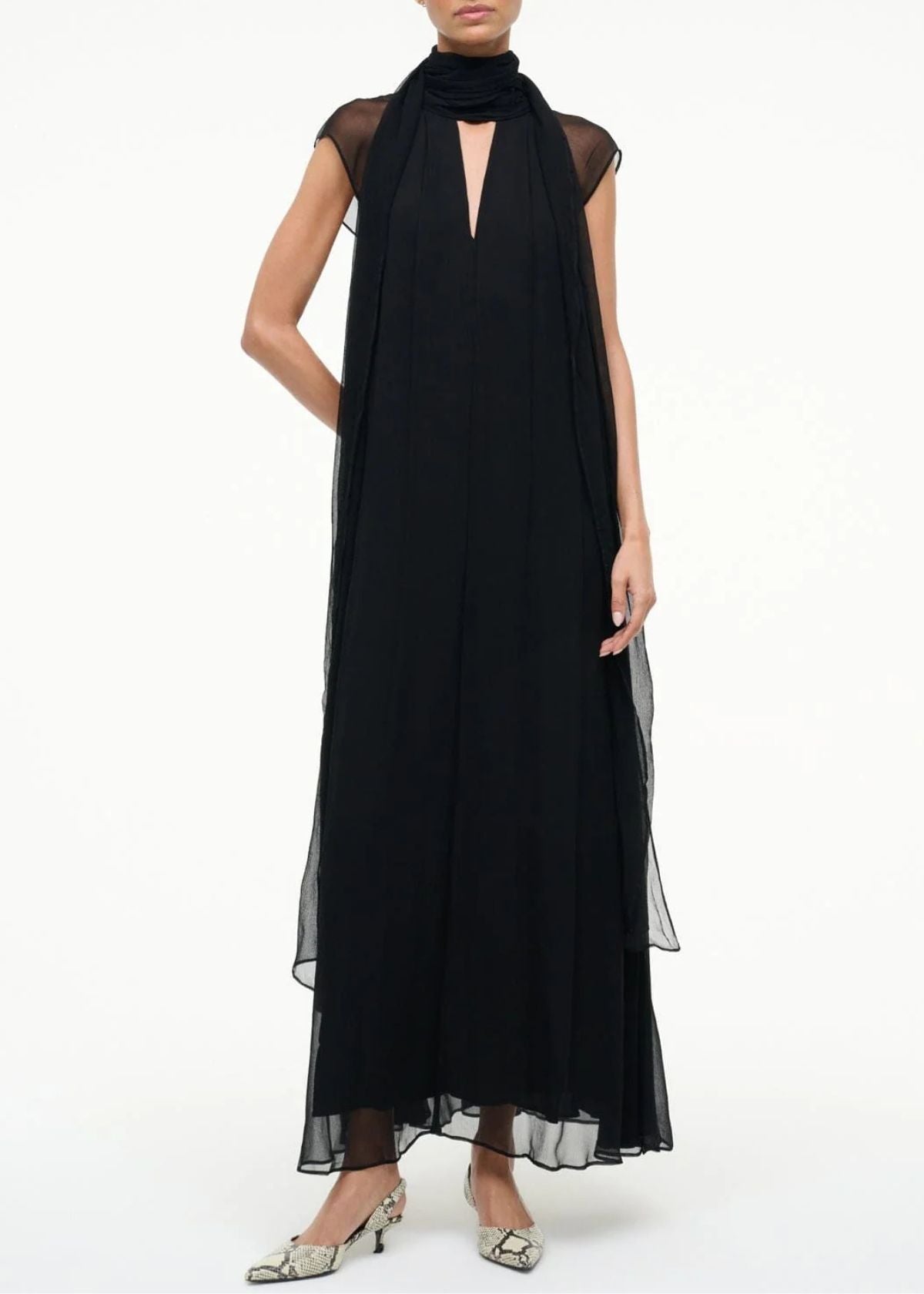 STAUD Camilla Maxi Dress - Black