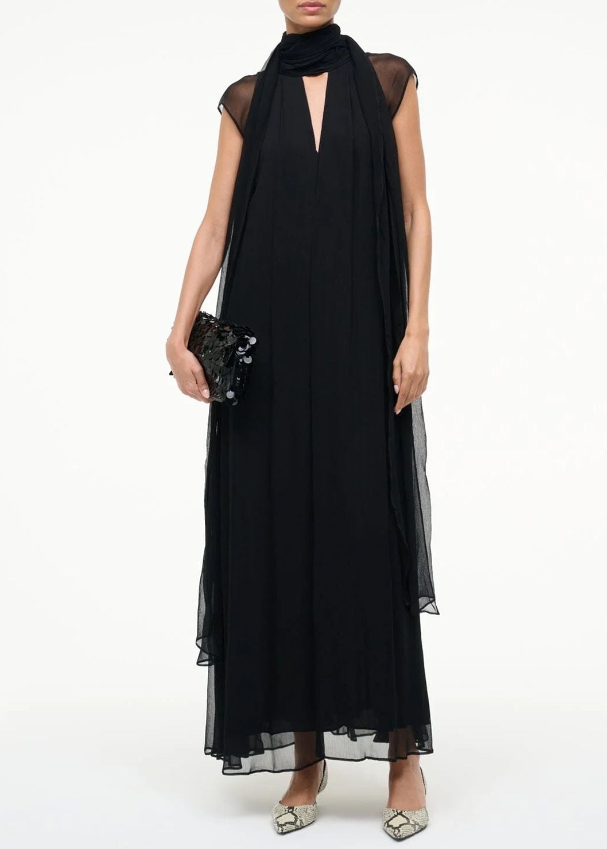 STAUD Camilla Maxi Dress - Black