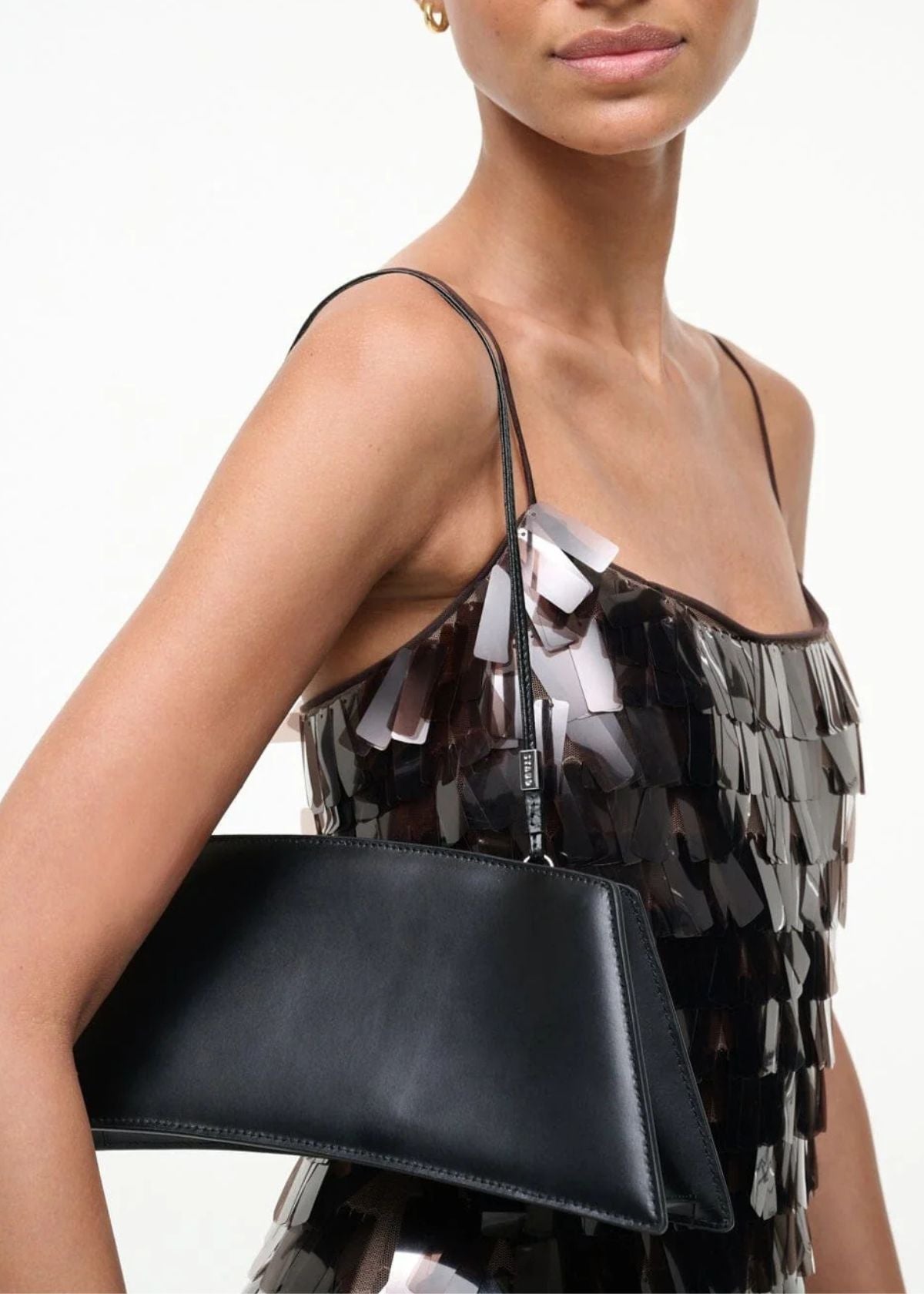 STAUD Coco Shoulder Handbag - Black