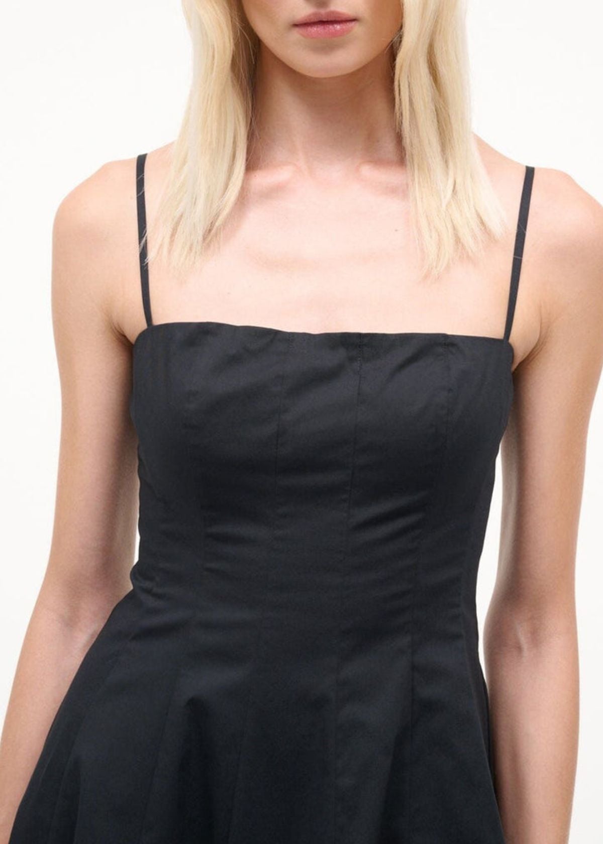 STAUD Wylie Mini Dress - Black