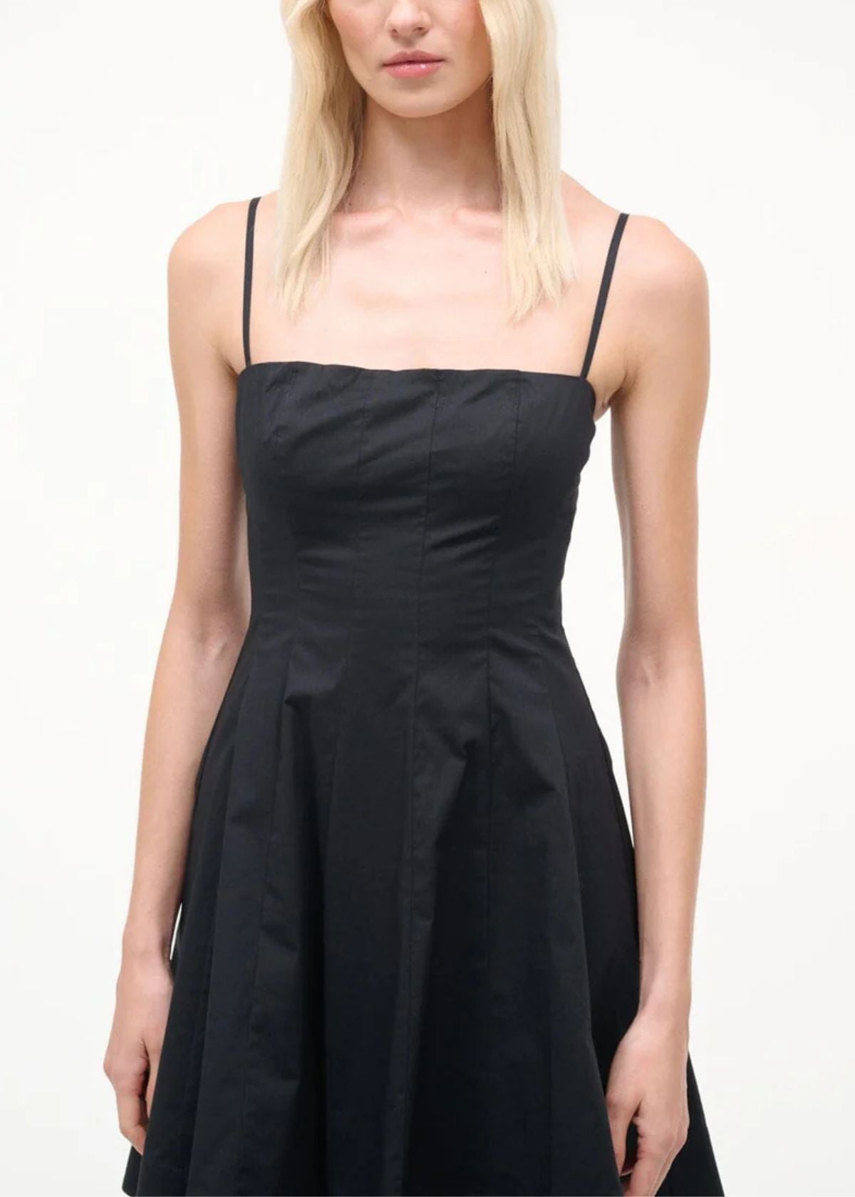 STAUD Wylie Mini Dress - Black