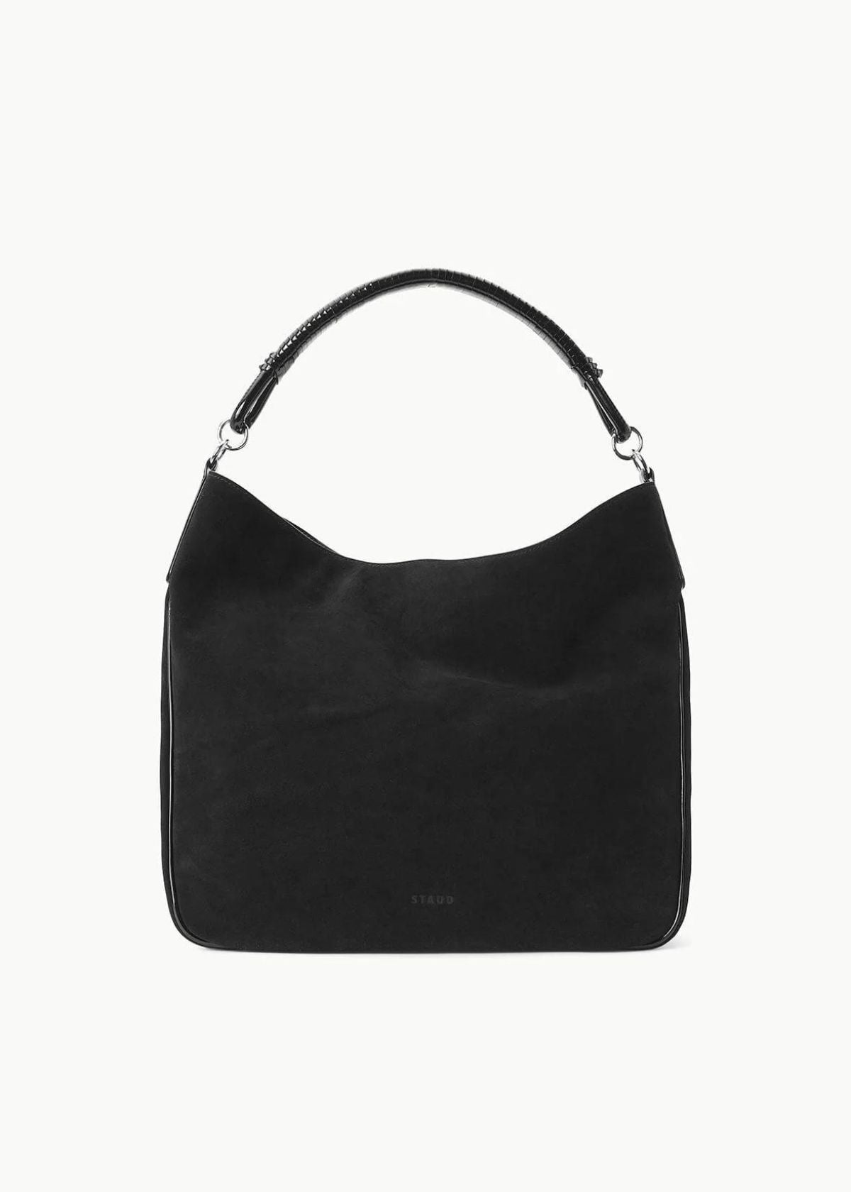 STAUD Perry Hobo Handbag - Black