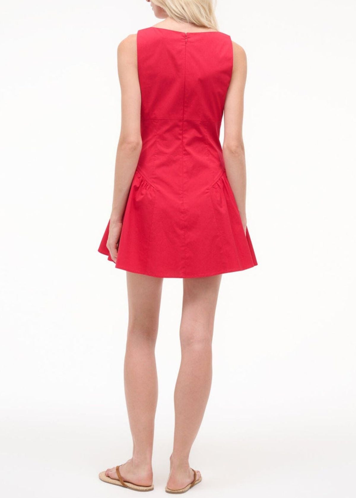 STAUD Gwen Mini Dress - Cherry