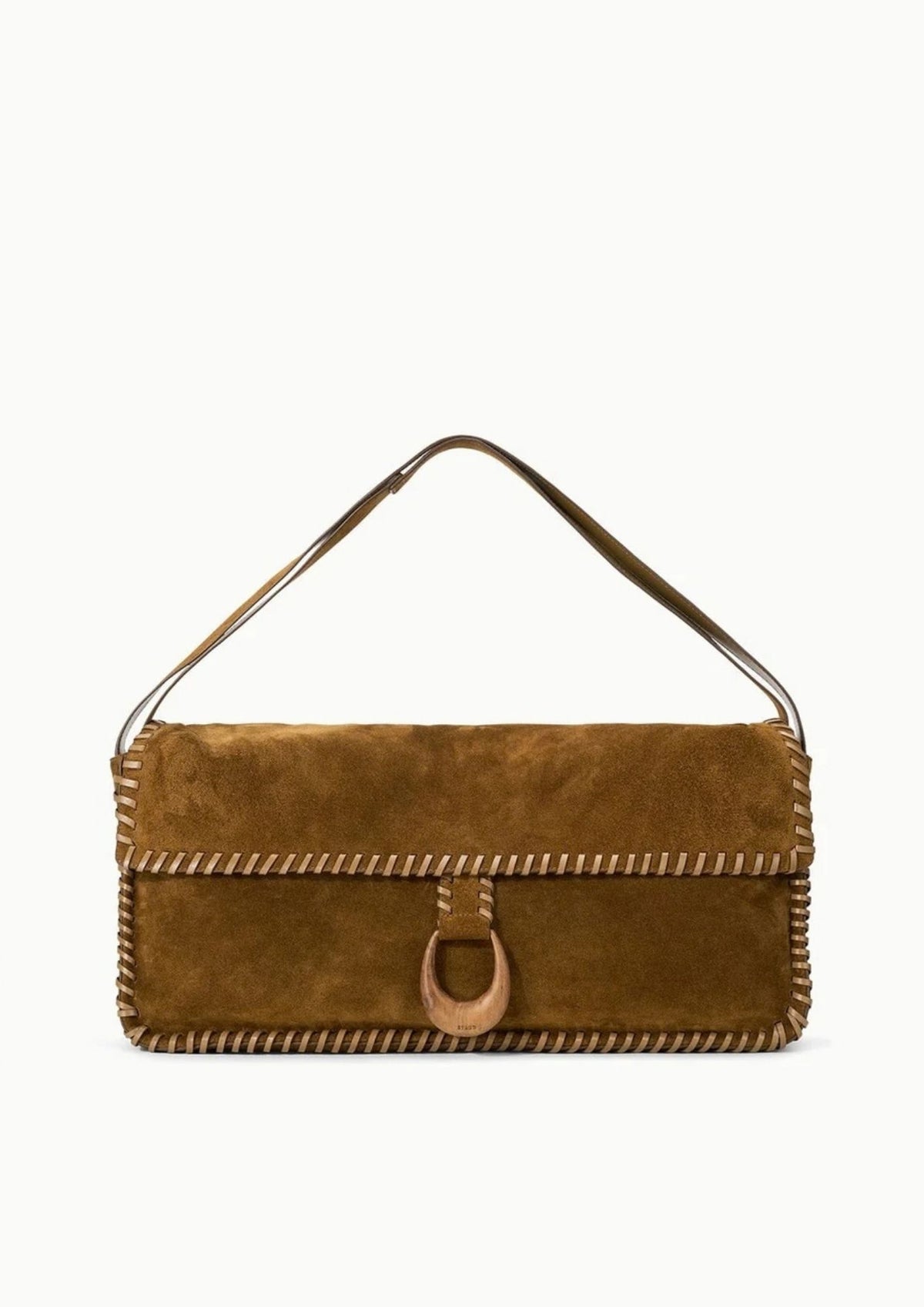 STAUD Harlow Messenger Handbag - Cigar