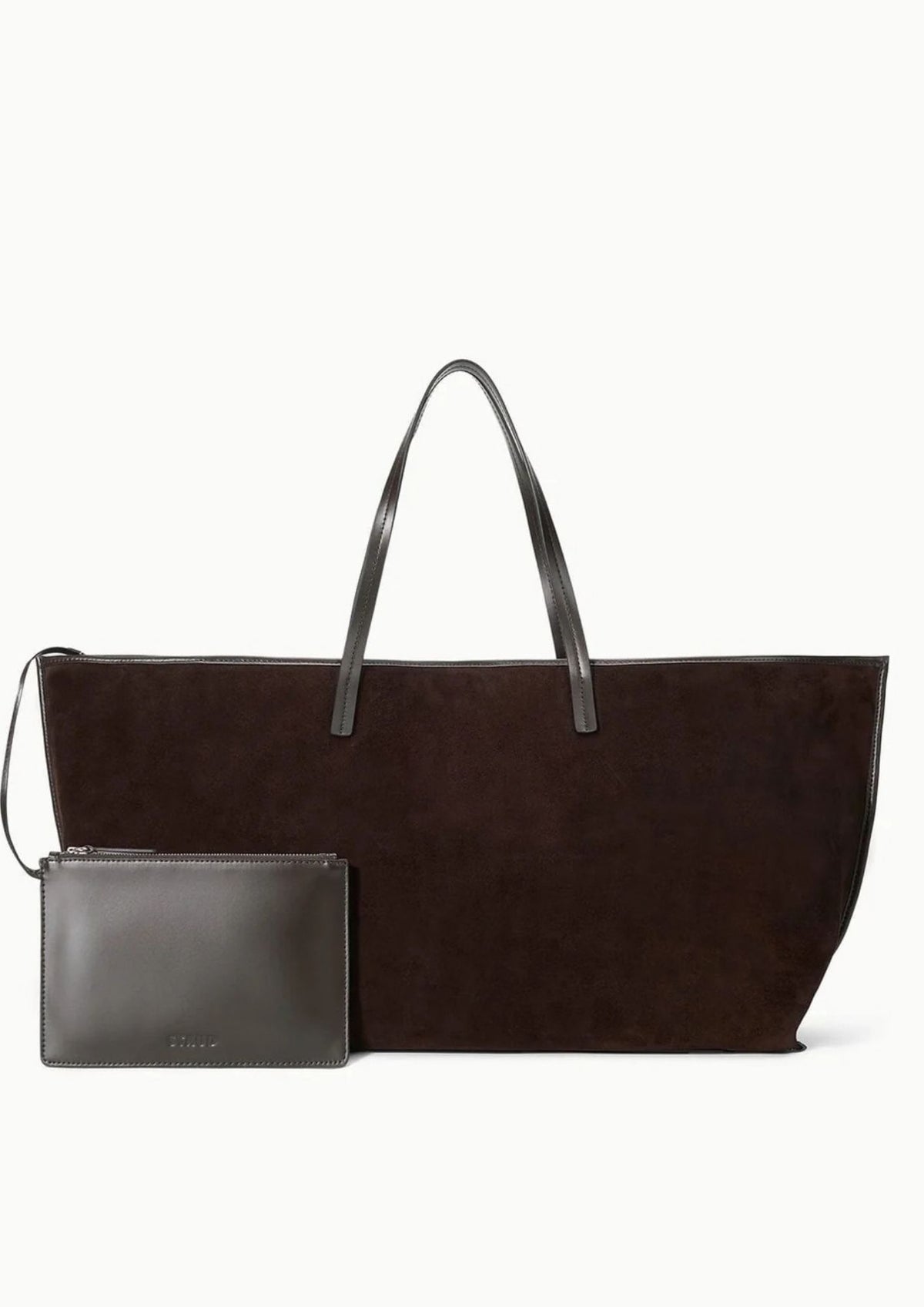 STAUD Christos Large Tote Handbag - Espresso