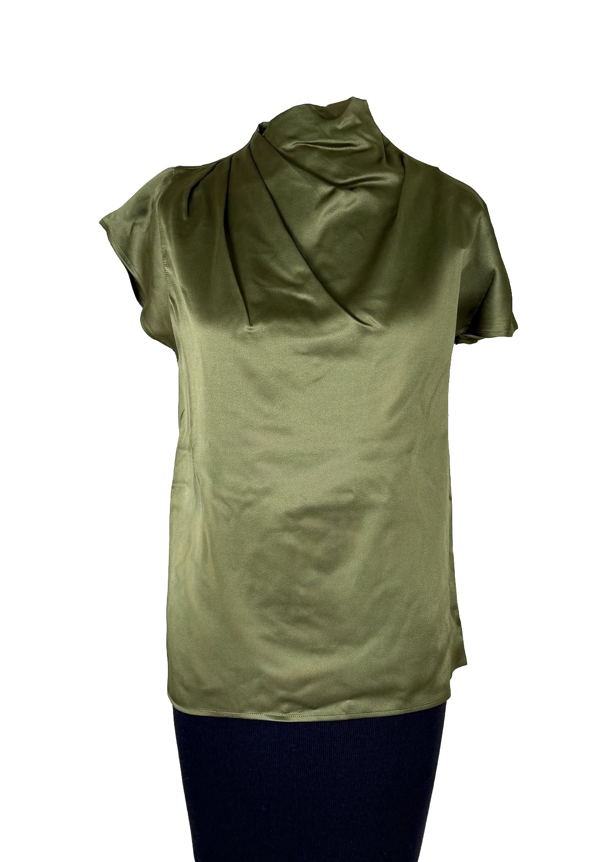STAUD Davina Silk Top - Pear