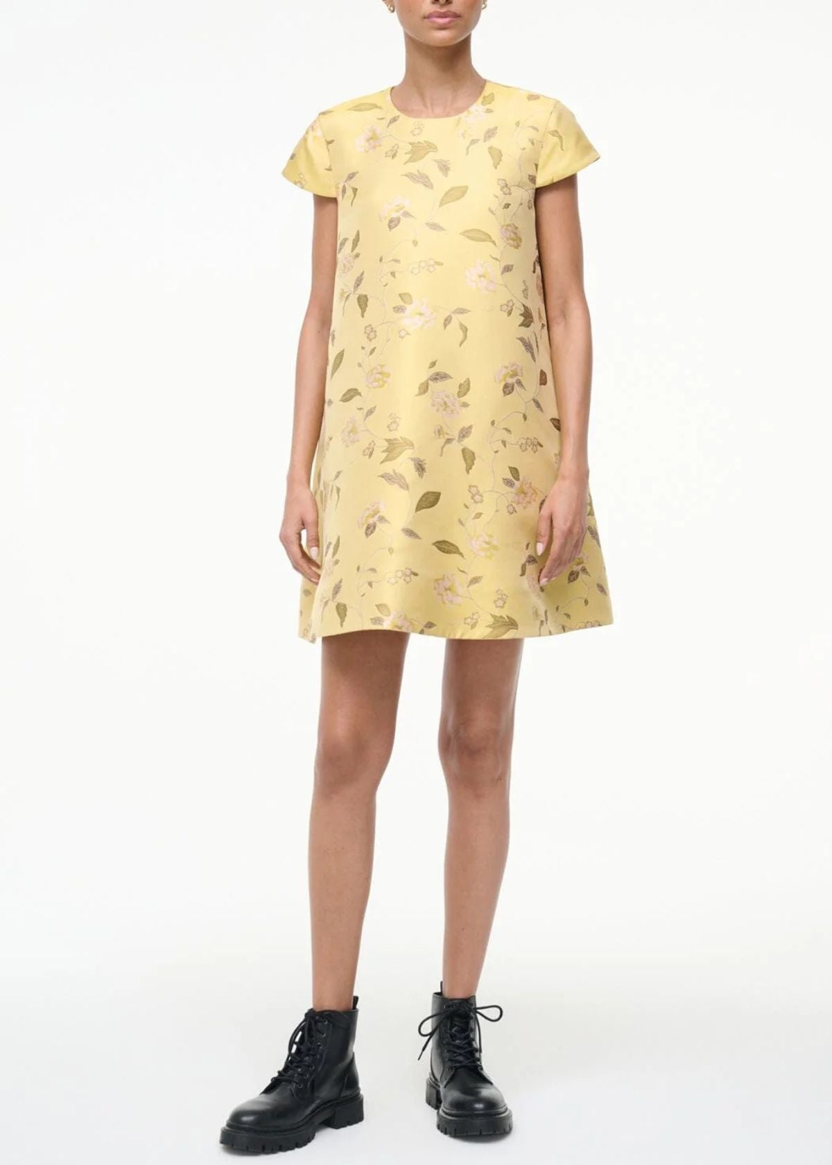 STAUD Mia Mini Dress - Wildflowers