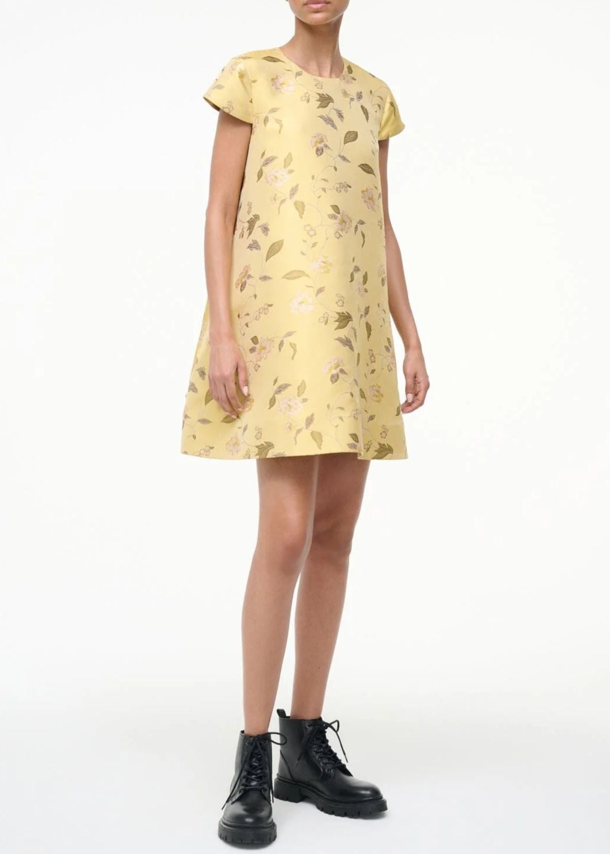 STAUD Mia Mini Dress - Wildflowers