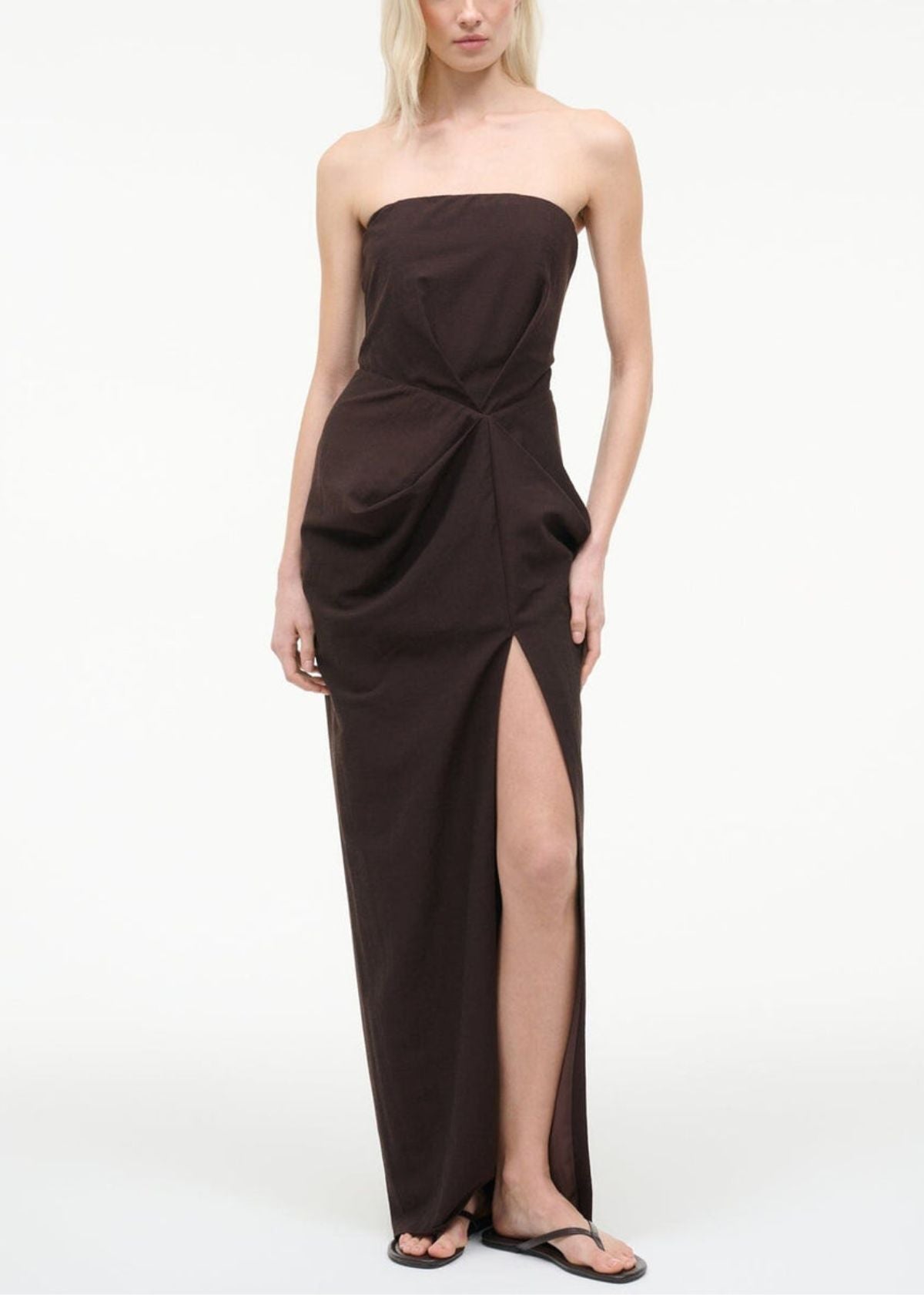 STAUD Kara Maxi Dress - Earth