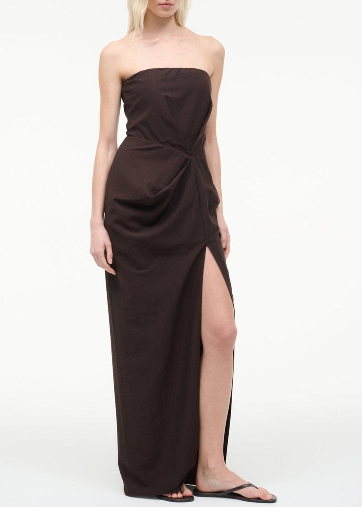 STAUD Kara Maxi Dress - Earth