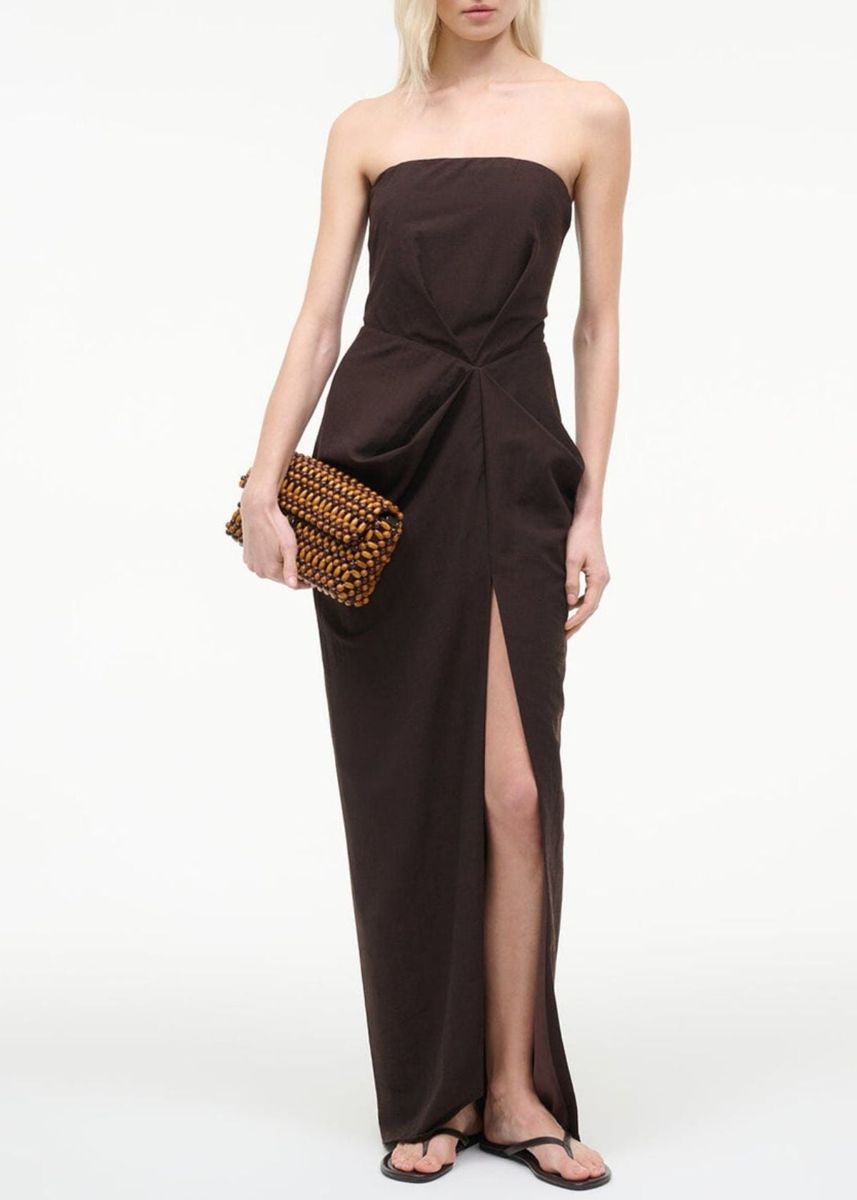 STAUD Kara Maxi Dress - Earth
