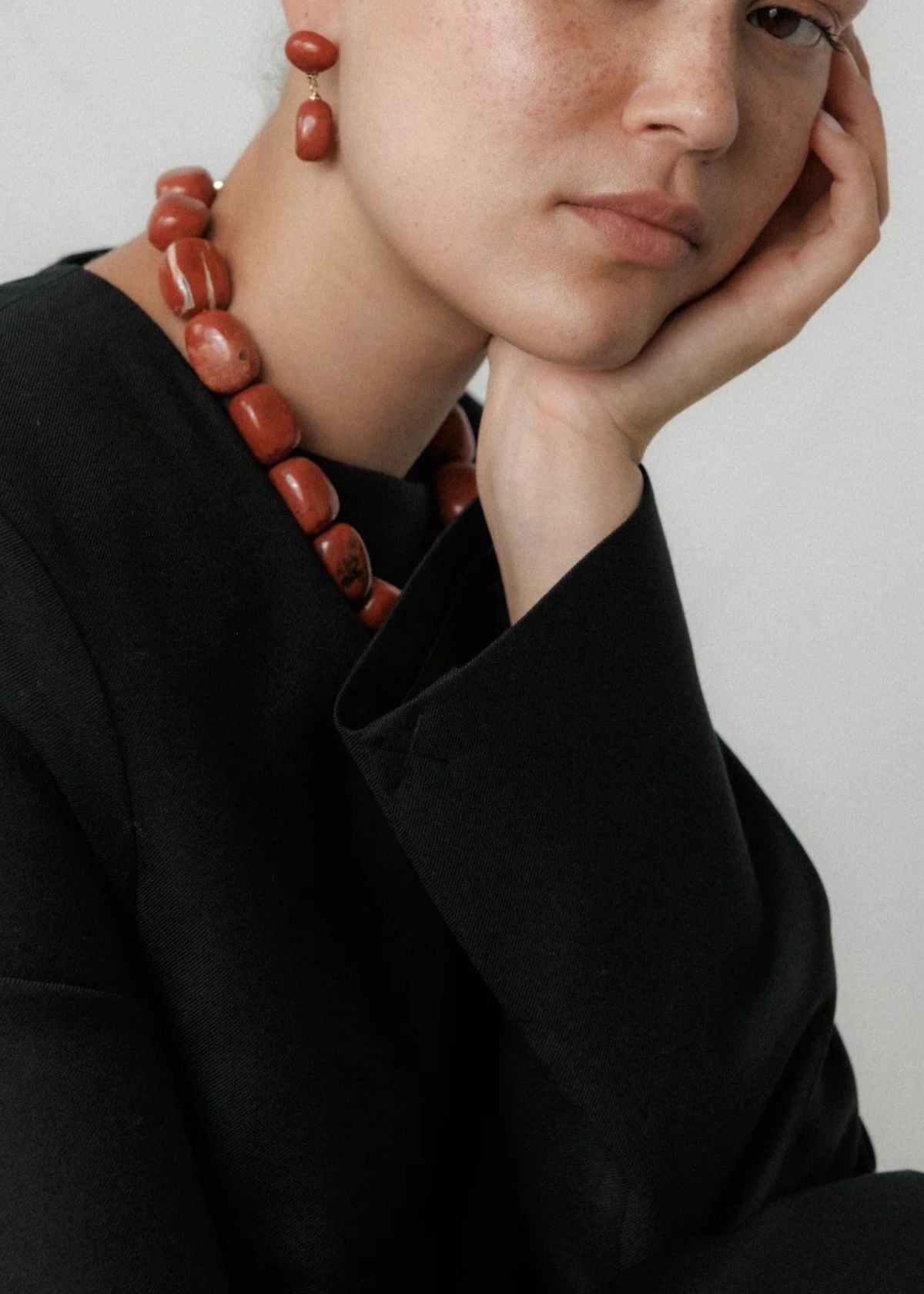 STELLAR WHISPERS Ignite Red Jasper Earring