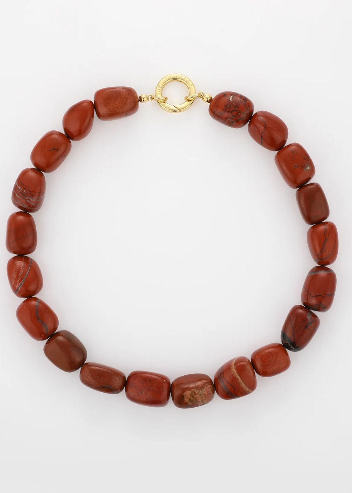 STELLAR WHISPERS Ignite Red Jasper Necklace - 50 cm