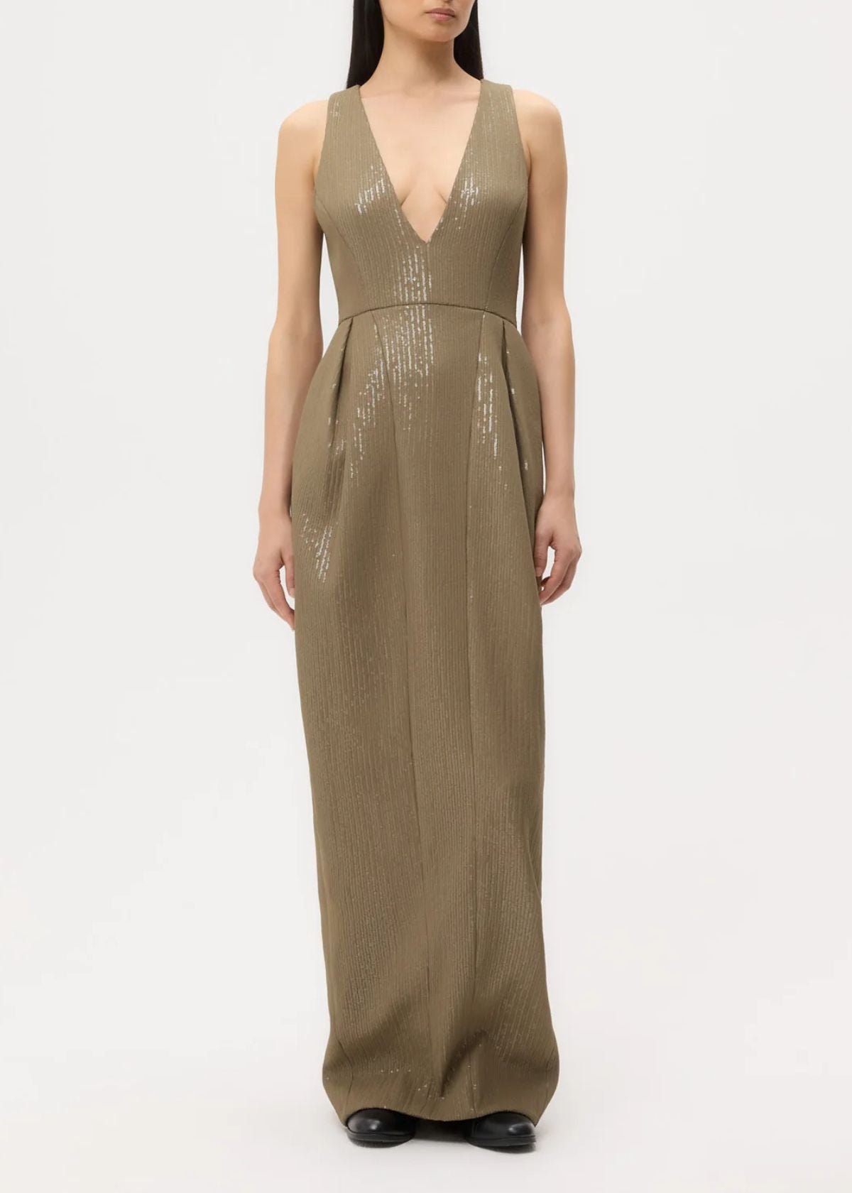 TWP Used To Love Me A Lot Dress - Olive