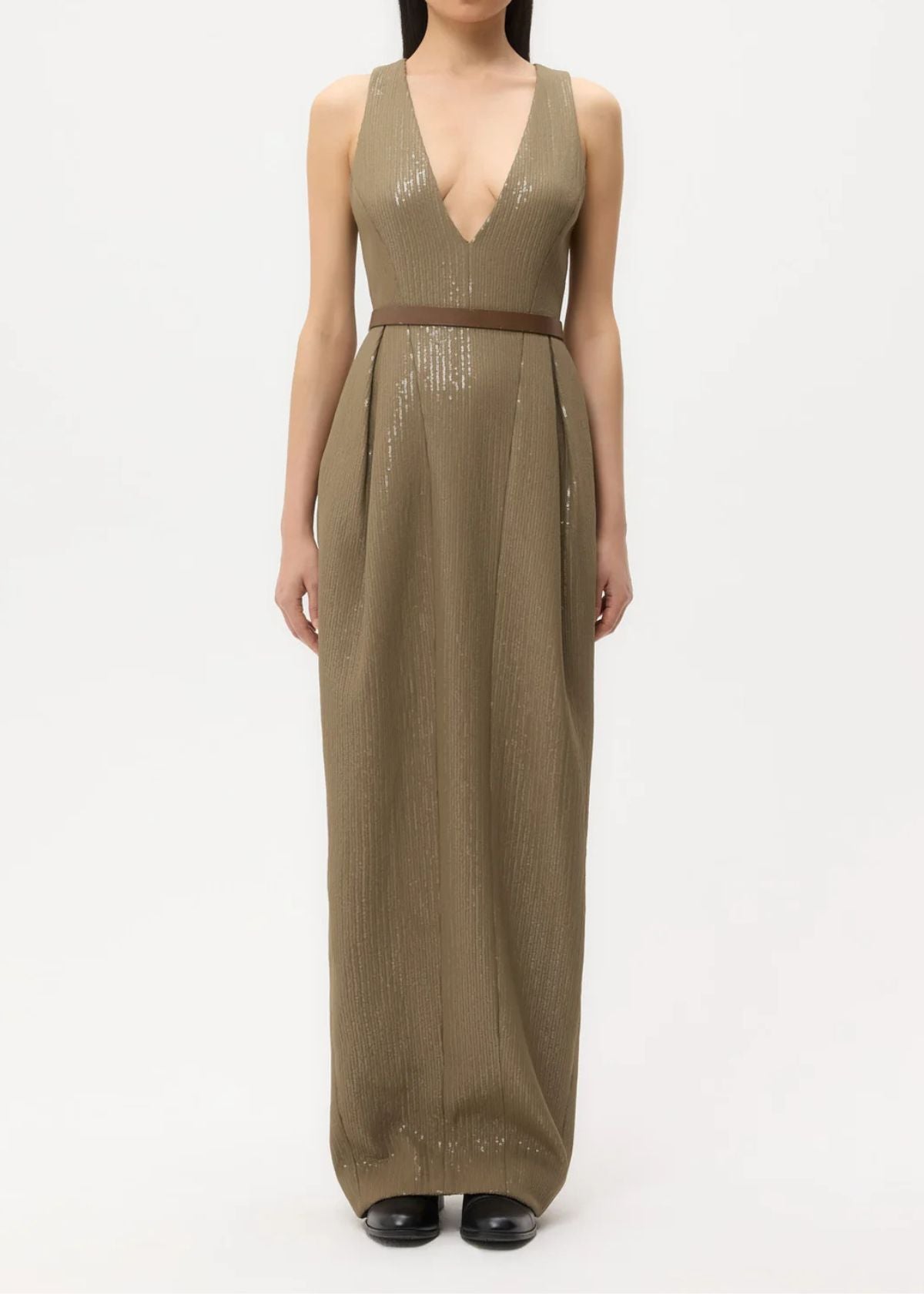 TWP Used To Love Me A Lot Dress - Olive