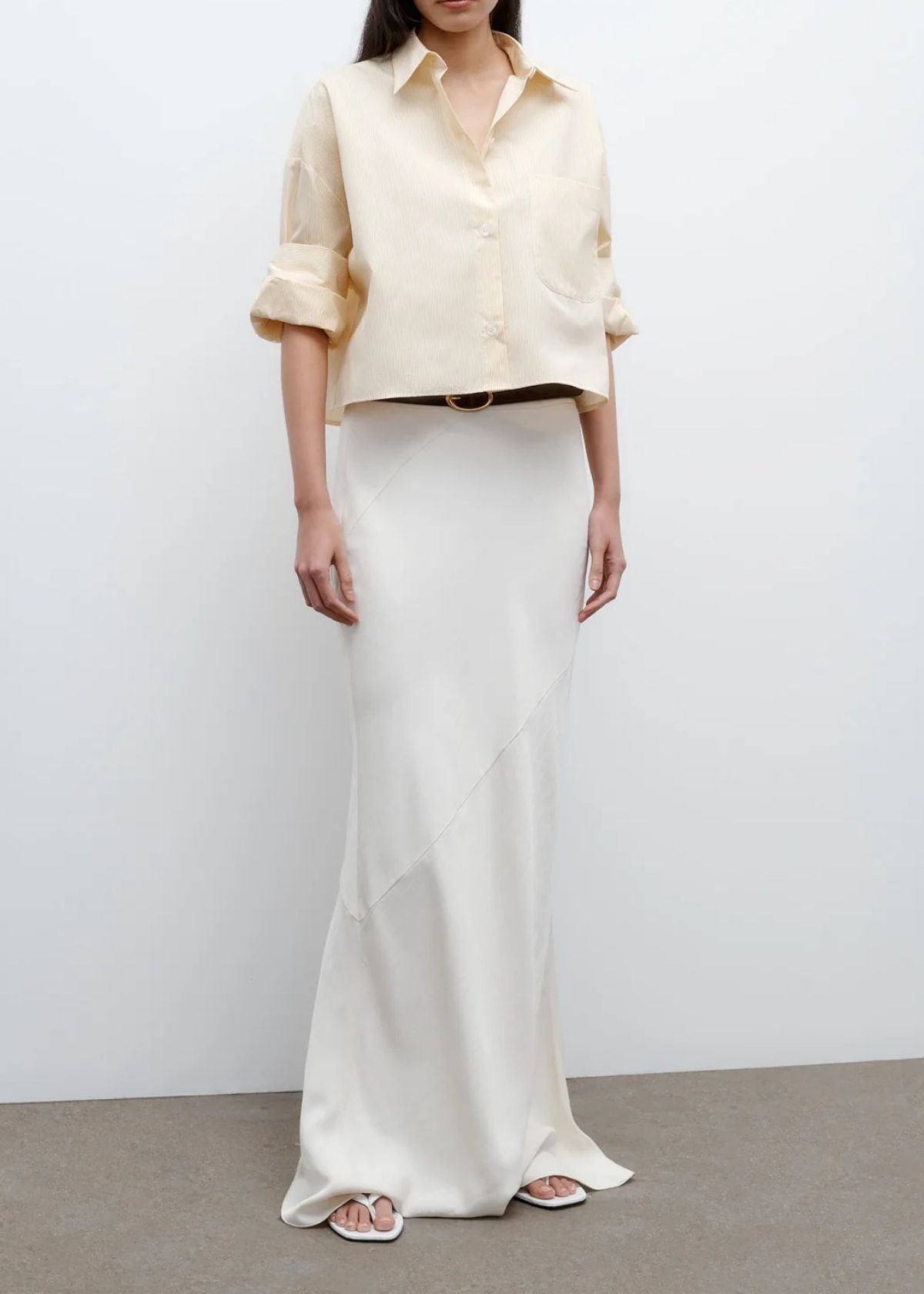 TWP Next Ex Top - Ivory/Yellow